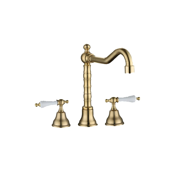 5 Years Warranty Touchless Classical 2 Handles Valve Core Royal 3 Hole All Brass OEM Wall-mounted Basin Faucet
5 Years Warranty Touchless Classical 2 Handles Valve Core Royal 3 Hole All Brass OEM Wall-mounted Basin Faucet
