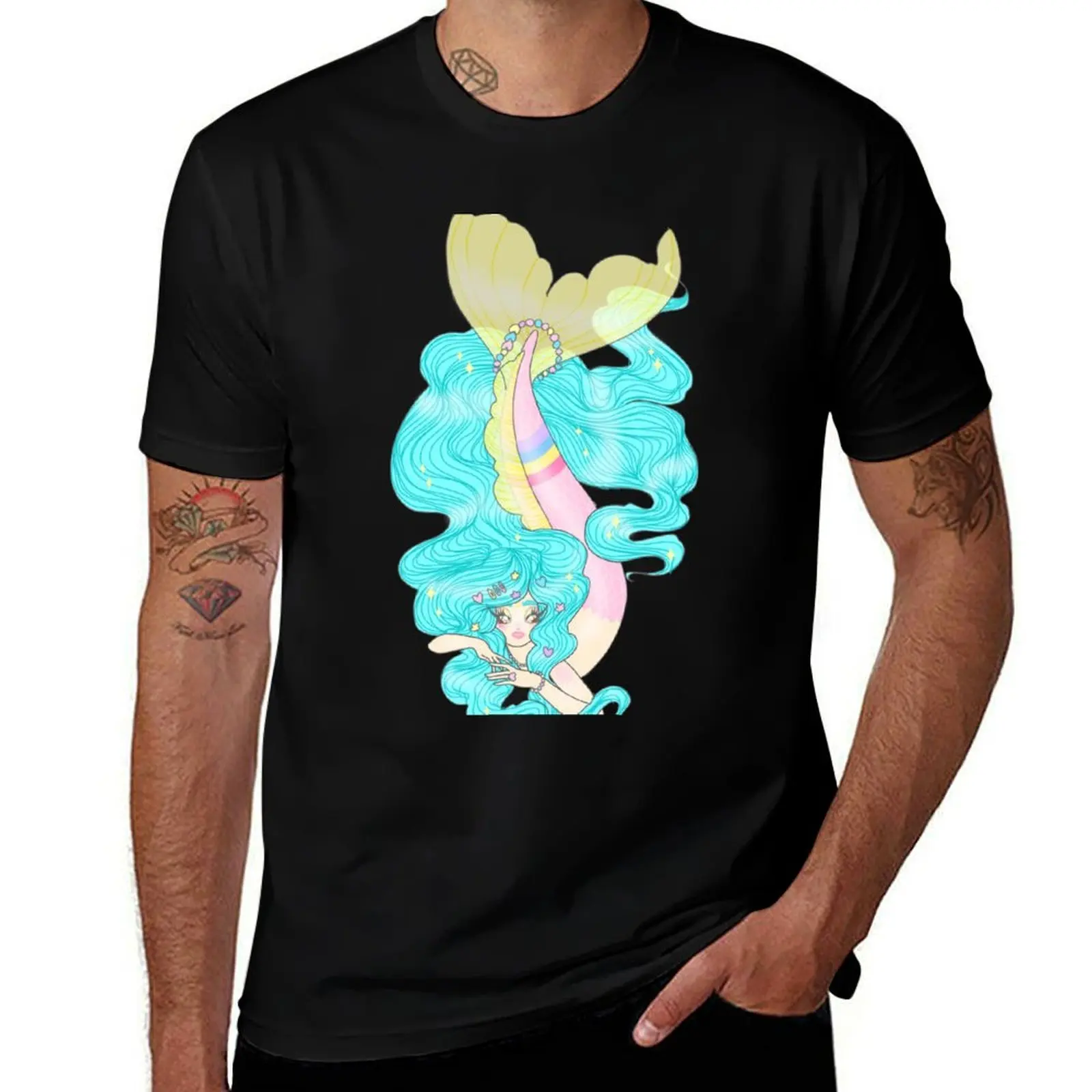 Decora mermaid T-Shirt customs Short sleeve tee T-shirts oversize valentines clothes slim fit t shirts for men
Decora mermaid T-Shirt customs Short sleeve tee T-shirts oversize valentines clothes slim fit t shirts for men