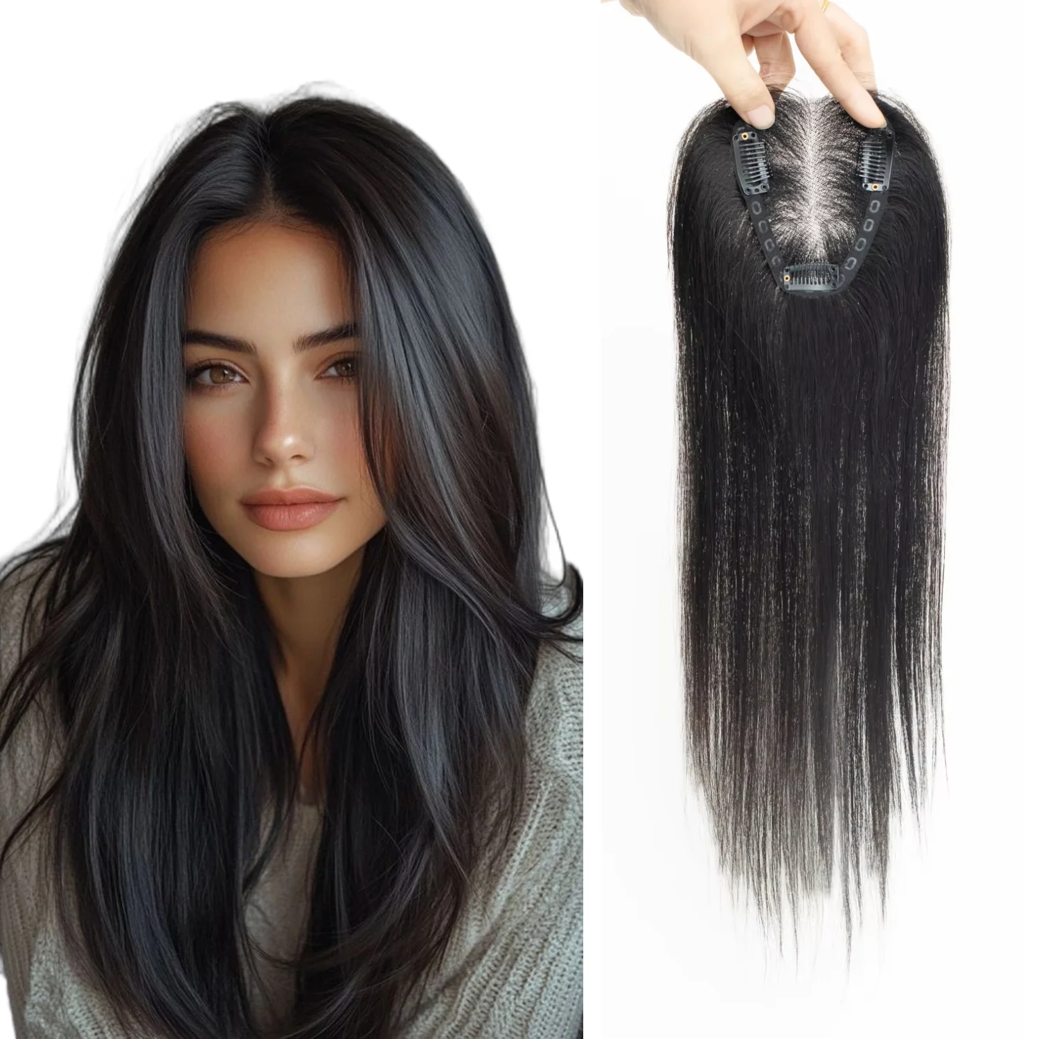 Накладки для волос из 100% натуральных человеческих волос с челкой, омбре, коричневые, прямые, для женщин, на шелковой основе, 3 клипсы, накладные пряди для наращивания волос
Накладки для волос из 100% натуральных человеческих волос с челкой, омбре, коричневые, прямые, для женщин, на шелковой основе, 3 клипсы, накладные пряди для наращивания волос