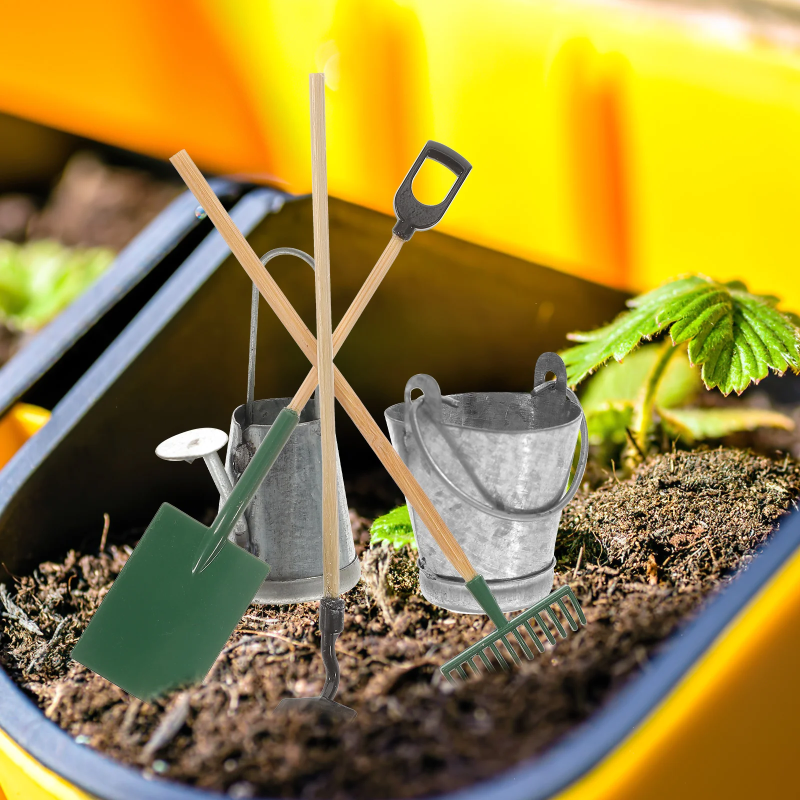 Garden Tools Mini Child Childrens Toys Dollhouse Working Accessories Metal Miniature Gardening
Garden Tools Mini Child Childrens Toys Dollhouse Working Accessories Metal Miniature Gardening