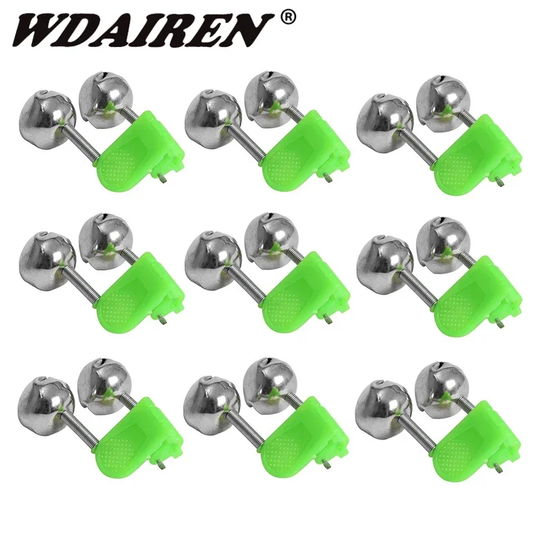 5 Pcs Fishing Bite Alarms Fishing Rod Bell Rod Clamp Tip Clip Bells Ring Green ABS Fishing Accessory Outdoor Metal Bells
5 Pcs Fishing Bite Alarms Fishing Rod Bell Rod Clamp Tip Clip Bells Ring Green ABS Fishing Accessory Outdoor Metal Bells