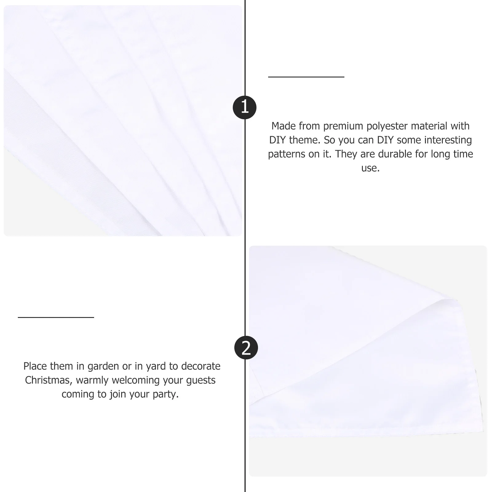 5pcs Blank Garden Flags Diy Printing White Decorative Yard Flag For Outdoor Home Christmas Party Reusable Durable Fine Texture
5pcs Blank Garden Flags Diy Printing White Decorative Yard Flag For Outdoor Home Christmas Party Reusable Durable Fine Texture