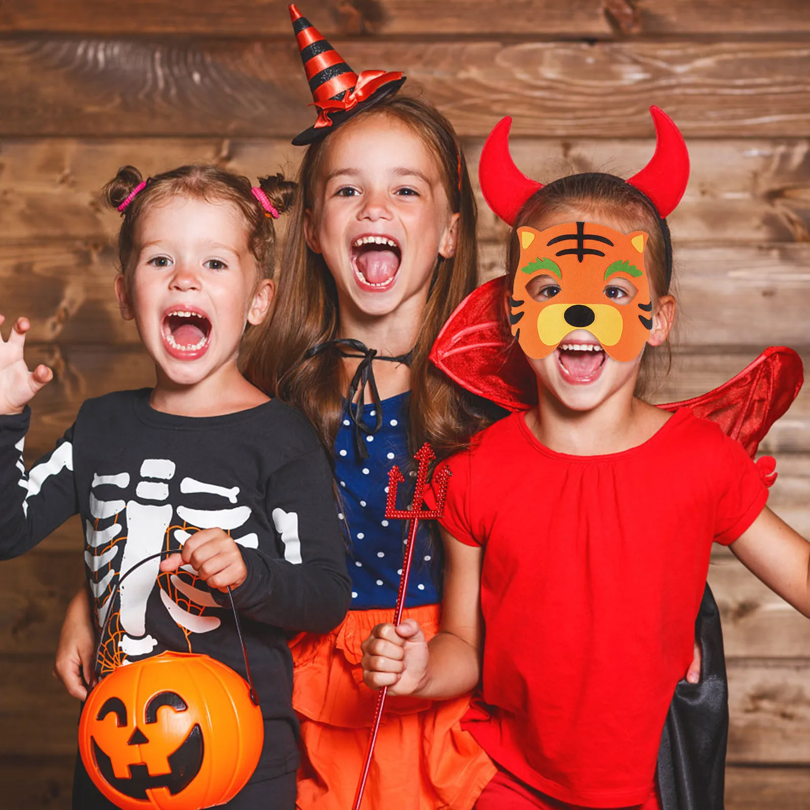 Tiger Mask Kids Half Face Animal Mask Soft Comfortable Material Adjustable Headband Halloween Dress Up Prop Masquerade Masks
Tiger Mask Kids Half Face Animal Mask Soft Comfortable Material Adjustable Headband Halloween Dress Up Prop Masquerade Masks