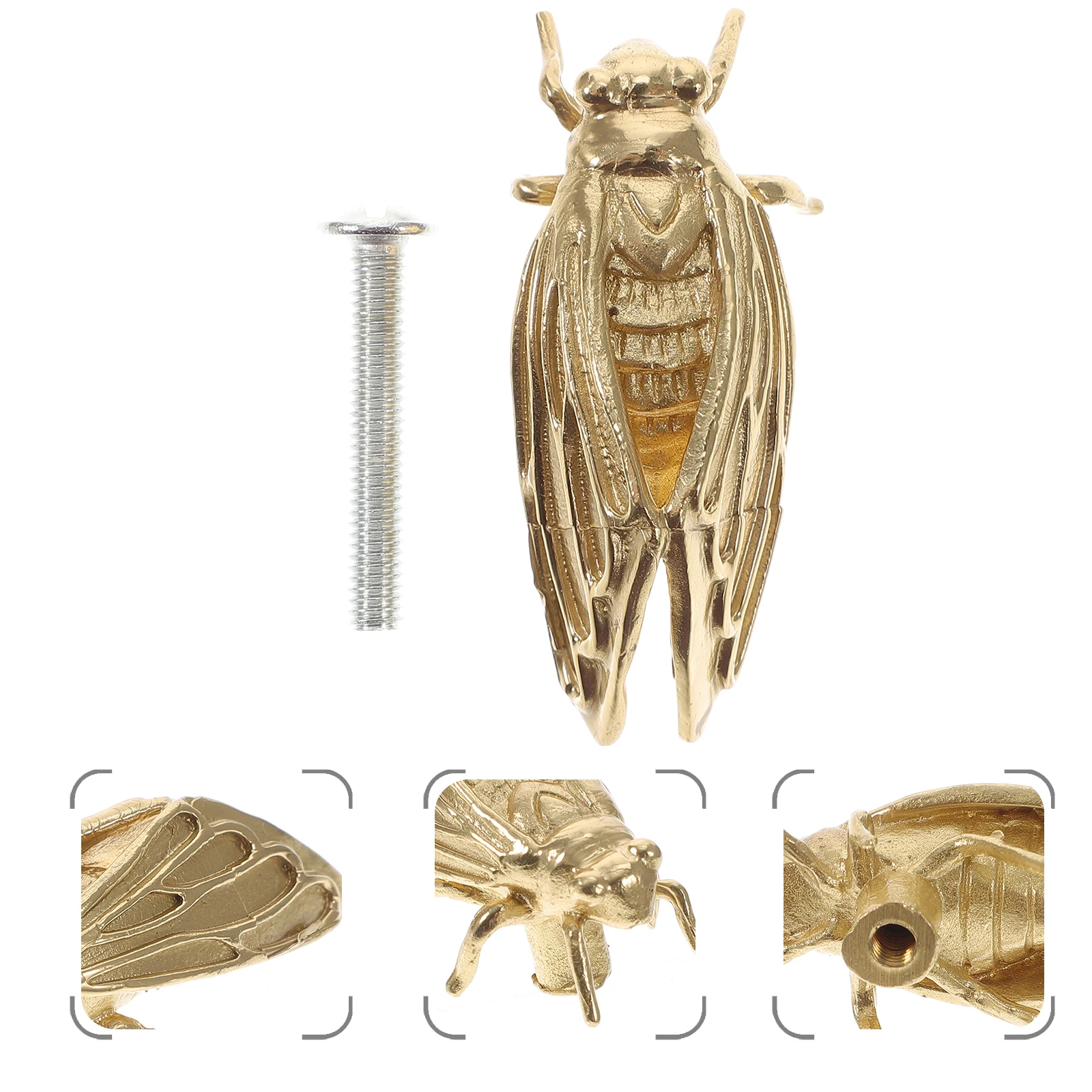 Gold Cicada Cabinet Knobs Drawer Pulls Furniture H les Wardrobe Hardware Vintage Dresser Kitchen Bathroom Bedroom
Gold Cicada Cabinet Knobs Drawer Pulls Furniture H les Wardrobe Hardware Vintage Dresser Kitchen Bathroom Bedroom