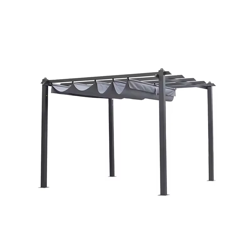 Pergola Outdoor Retract Roof Canopy Gazebo Pergola Aluminum Frame Awnings ISO9001 High Quality Strong Wind Resistant Aluminum
Pergola Outdoor Retract Roof Canopy Gazebo Pergola Aluminum Frame Awnings ISO9001 High Quality Strong Wind Resistant Aluminum