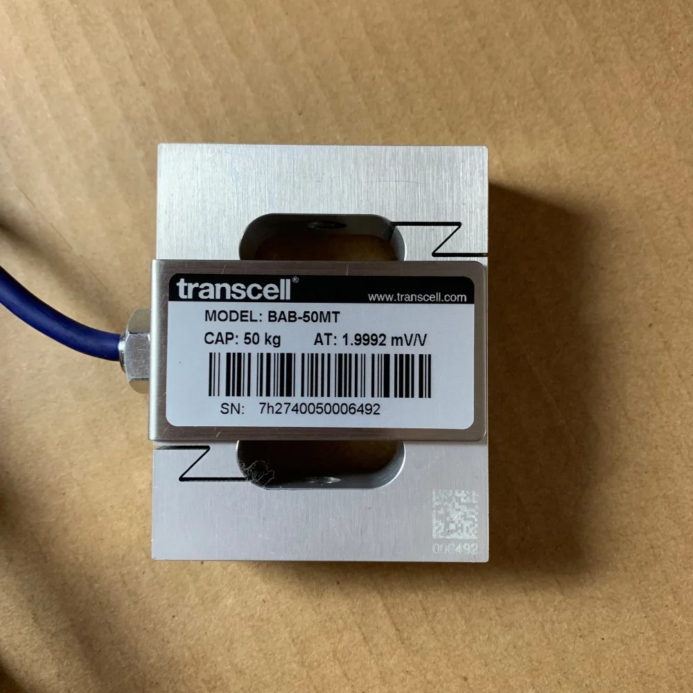 Transcell High Precision S-Type Load Cell BAB- 50kg Force Sensor BAB-50MT
Transcell High Precision S-Type Load Cell BAB- 50kg Force Sensor BAB-50MT
