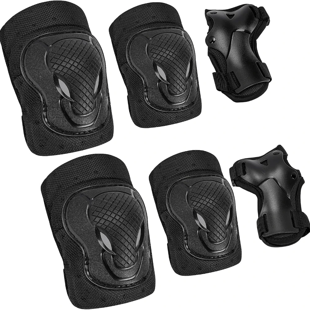 Adult/Youth/Kids Knee Pads Elbow Pads Wrist Guards Set for Roller Skates Cycling BMX Bike Skateboard Inline Skatings Scooter
Adult/Youth/Kids Knee Pads Elbow Pads Wrist Guards Set for Roller Skates Cycling BMX Bike Skateboard Inline Skatings Scooter