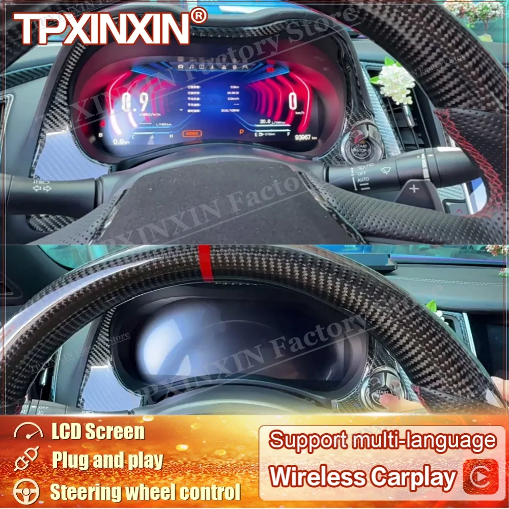 Для Infiniti Q50 Q50L Q50S Q60 2014 ~ 2022 13,6 дюйма Android Автомобильный радиоприемник GPS 12,3 дюйма Linux Панель приборной панели Метры скорости Поддержка Carplay
Для Infiniti Q50 Q50L Q50S Q60 2014 ~ 2022 13,6 дюйма Android Автомобильный радиоприемник GPS 12,3 дюйма Linux Панель приборной панели Метры скорости Поддержка Carplay