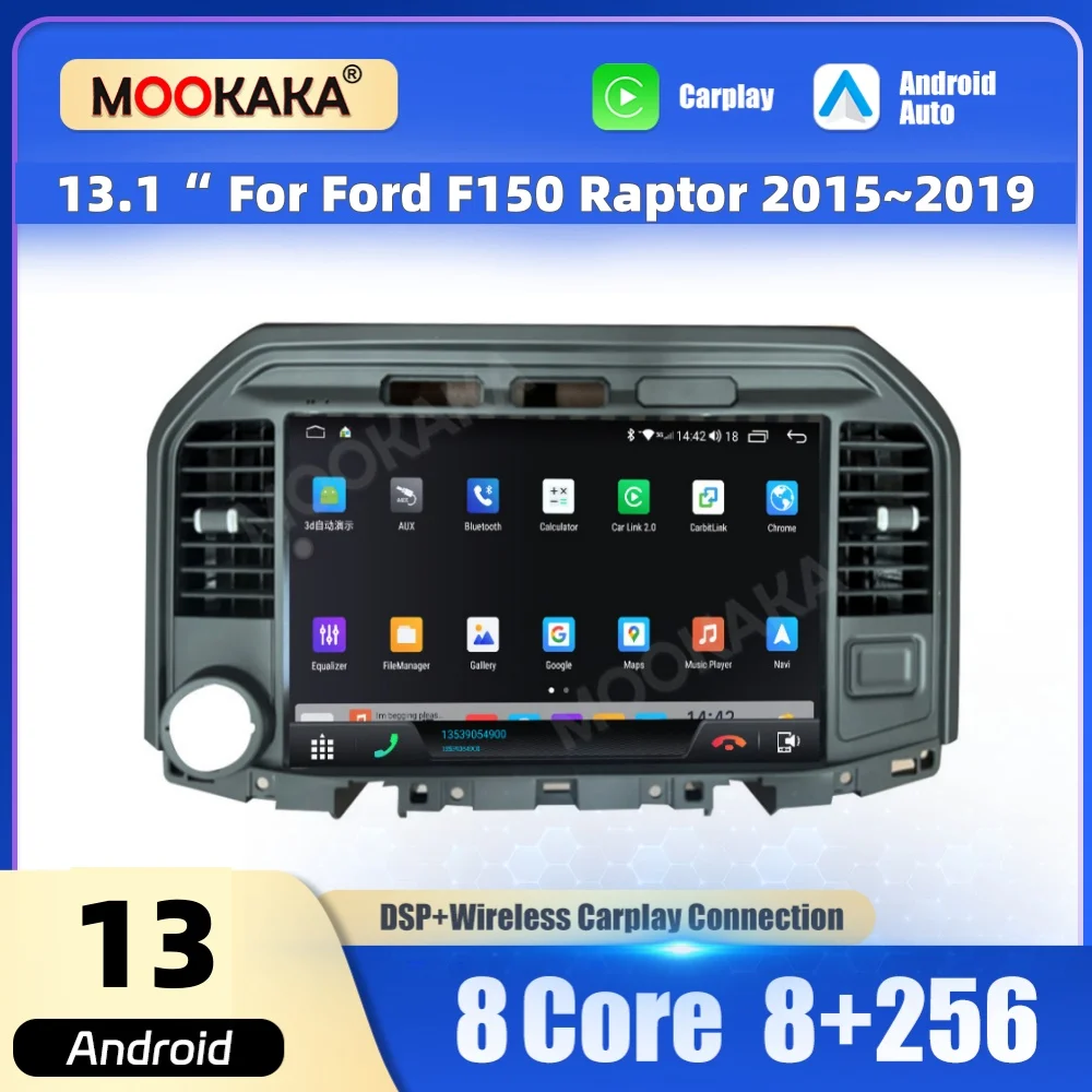 13.1" For Ford F150 Raptor 2015~2019 Qualcomm Upgrade Android Auto Carplay Multimedia Player GPS Navigation Car Radio Head Unit
13.1" For Ford F150 Raptor 2015~2019 Qualcomm Upgrade Android Auto Carplay Multimedia Player GPS Navigation Car Radio Head Unit