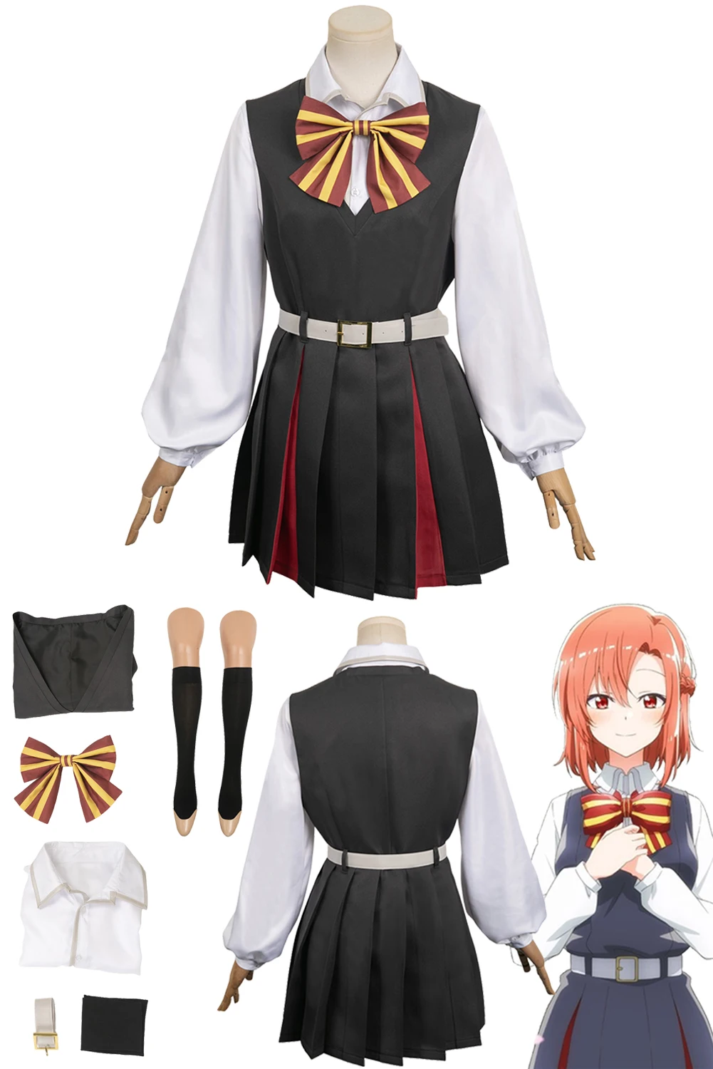 Кино Химари Косплей Аниме Sasayaku You Cosplay ni Koi o Utau платье-рубашка галстук-бабочка Хэллоуин Карнавальный костюм для женщин для взрослых
Кино Химари Косплей Аниме Sasayaku You Cosplay ni Koi o Utau платье-рубашка галстук-бабочка Хэллоуин Карнавальный костюм для женщин для взрослых