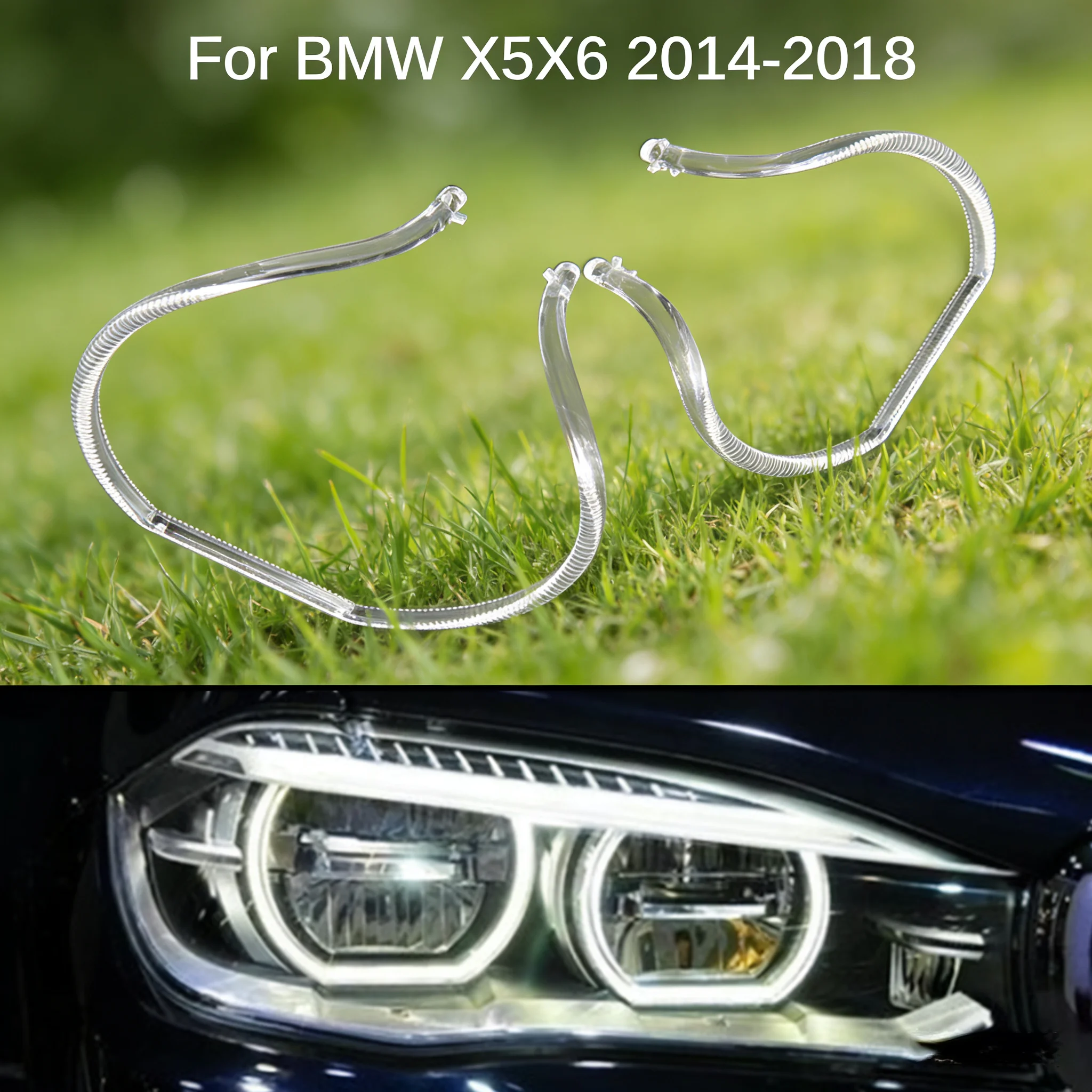 For BMW X5 X6 F15 2014-2018 LED DRL Light guide plate Light guide tube Headlight Daytime Running Light Guide Angel Eye
For BMW X5 X6 F15 2014-2018 LED DRL Light guide plate Light guide tube Headlight Daytime Running Light Guide Angel Eye