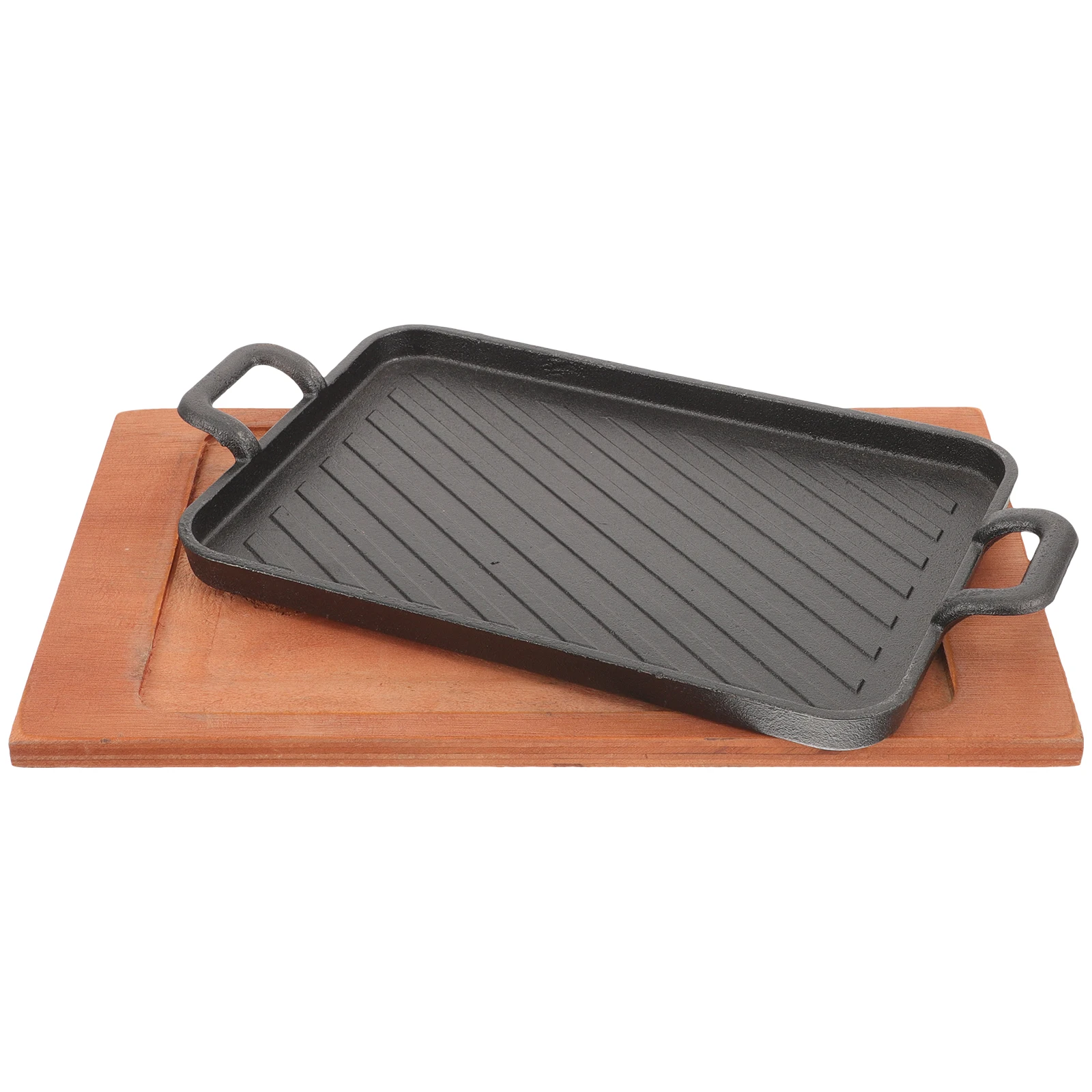 Thickened Iron Teppanyaki Grill Pan Stove Top Griddle Bbq Meat Steak Camping Outdoor Pizza Tray Durable Household Rectangle
Thickened Iron Teppanyaki Grill Pan Stove Top Griddle Bbq Meat Steak Camping Outdoor Pizza Tray Durable Household Rectangle