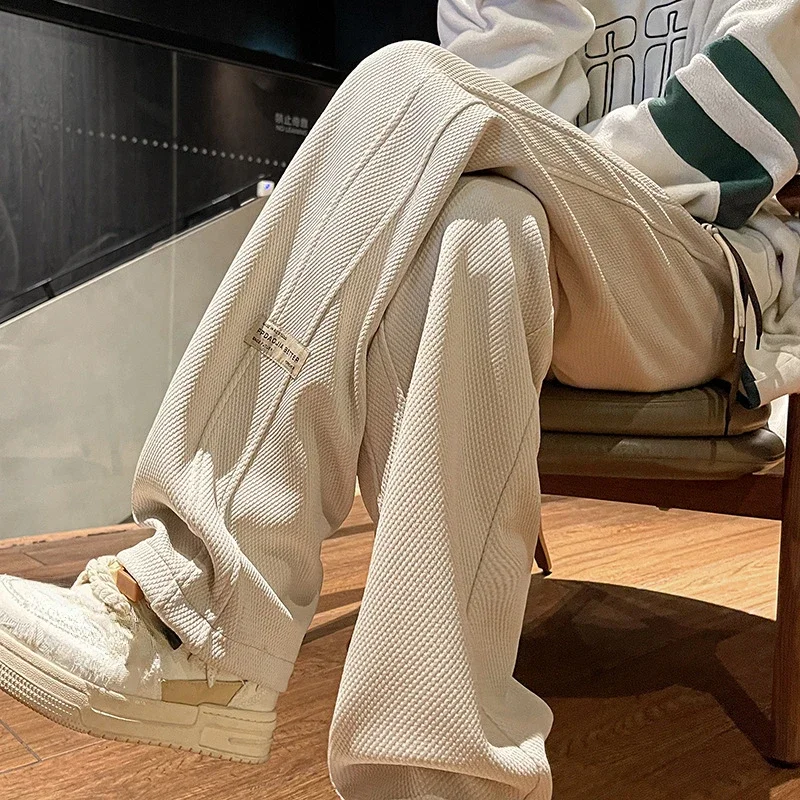 Spring and Autumn Men Pants Baggy Wide-leg Pants High Street Sweatpants Casual Solid Color Joggers Men Japanese Streetwear Men
Spring and Autumn Men Pants Baggy Wide-leg Pants High Street Sweatpants Casual Solid Color Joggers Men Japanese Streetwear Men