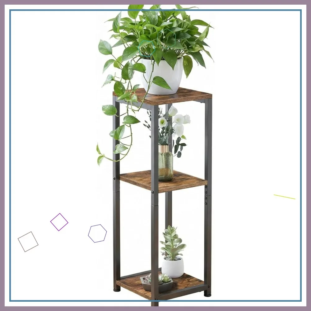 Трехуровневая высокая подставка для растений для дома, угловая подставка 32,5 дюйма для нескольких растений, многофункциональный маленький приставной столик
Трехуровневая высокая подставка для растений для дома, угловая подставка 32,5 дюйма для нескольких растений, многофункциональный маленький приставной столик
