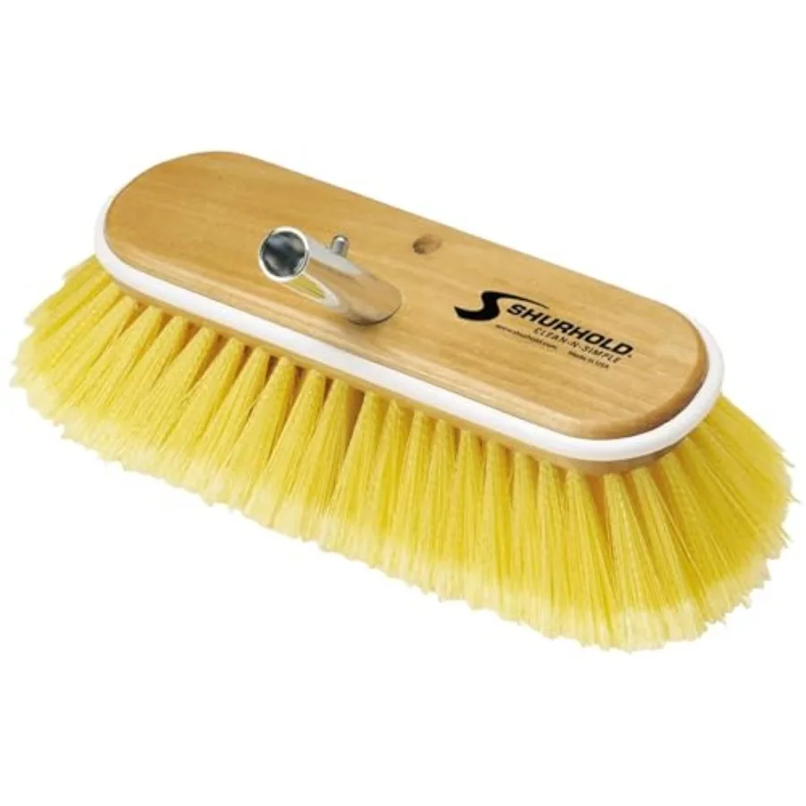 Classic 10" Bristle Boat Cleaning with Wood Block, Rubber Bumper and Polypropylene Bristles
Classic 10" Bristle Boat Cleaning with Wood Block, Rubber Bumper and Polypropylene Bristles