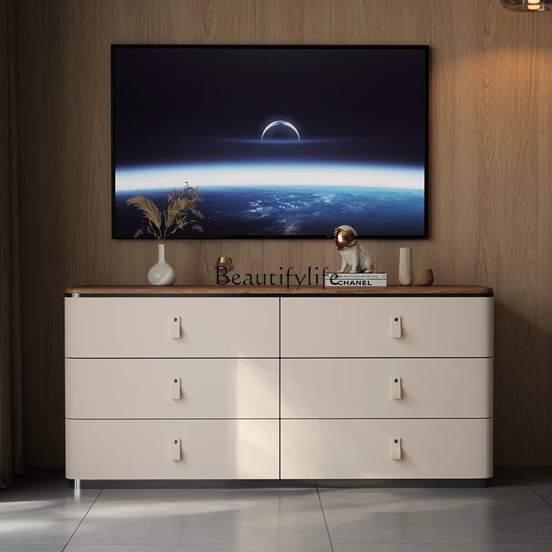 Italian walnut solid wood six-chest cabinet, modern minimalist high-end storage side cabinet
Italian walnut solid wood six-chest cabinet, modern minimalist high-end storage side cabinet