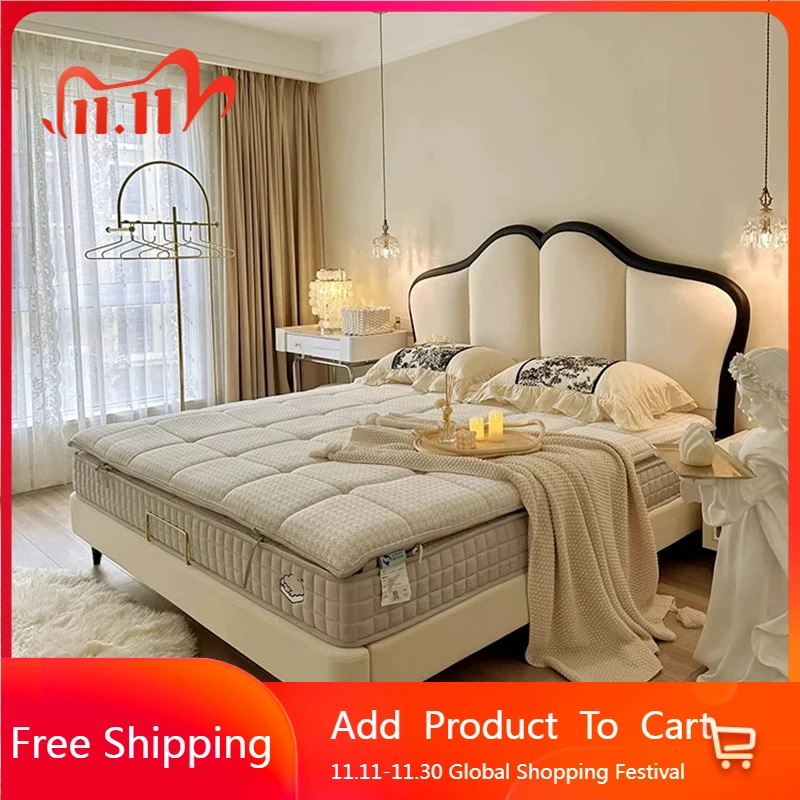 Классические удобные кровати Минималистичные модные итальянские эстетические кровати Современный безопасный ленивый дизайн Белая деревянная мебель Cama Casal
Классические удобные кровати Минималистичные модные итальянские эстетические кровати Современный безопасный ленивый дизайн Белая деревянная мебель Cama Casal