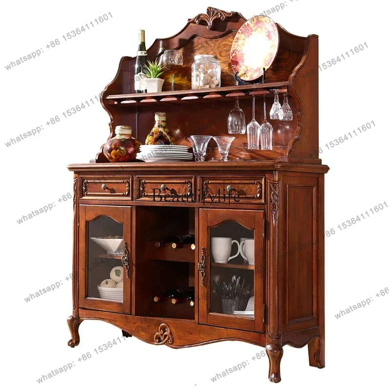 LXAmerican all-solid wood dining side cabinet integrated against the wall household storage side cabinetSSS
LXAmerican all-solid wood dining side cabinet integrated against the wall household storage side cabinetSSS