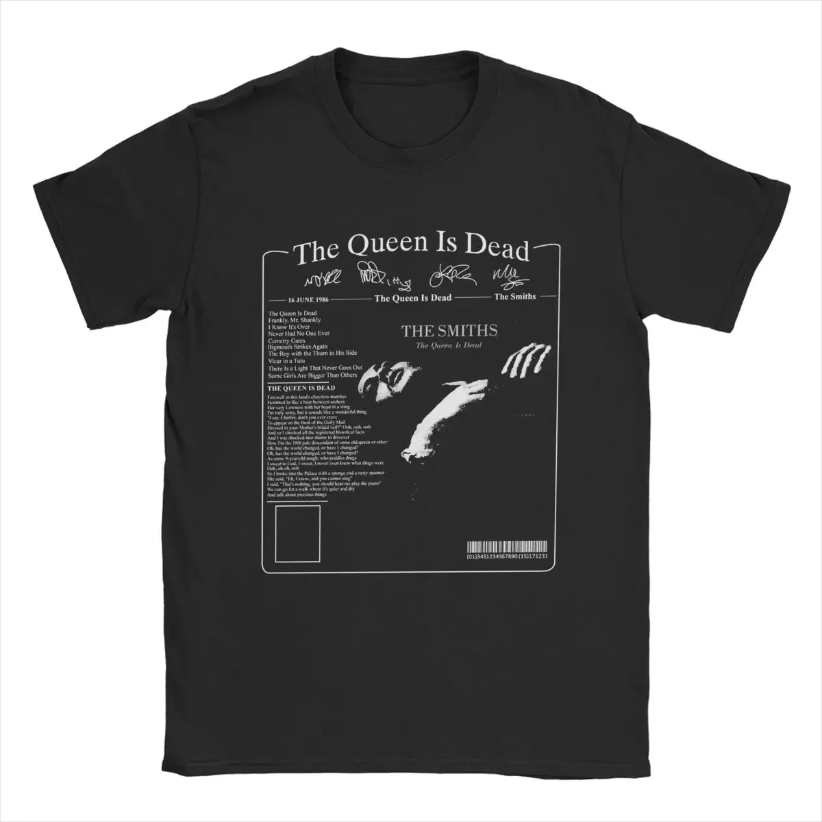 Мужские футболки Smiths The Queen Is Dead, Винтажная футболка с коротким рукавом и круглым вырезом, футболка из 100% хлопка, женская одежда
Мужские футболки Smiths The Queen Is Dead, Винтажная футболка с коротким рукавом и круглым вырезом, футболка из 100% хлопка, женская одежда