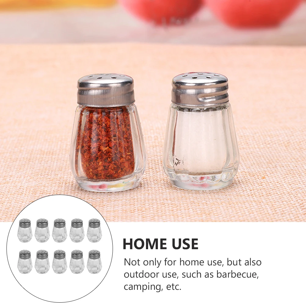 10pcs Seasoning Jars Glass Salt Shakers Spice Bottles BBQ Containers Compact Leakproof Kitchen Storage Travel Camping
10pcs Seasoning Jars Glass Salt Shakers Spice Bottles BBQ Containers Compact Leakproof Kitchen Storage Travel Camping