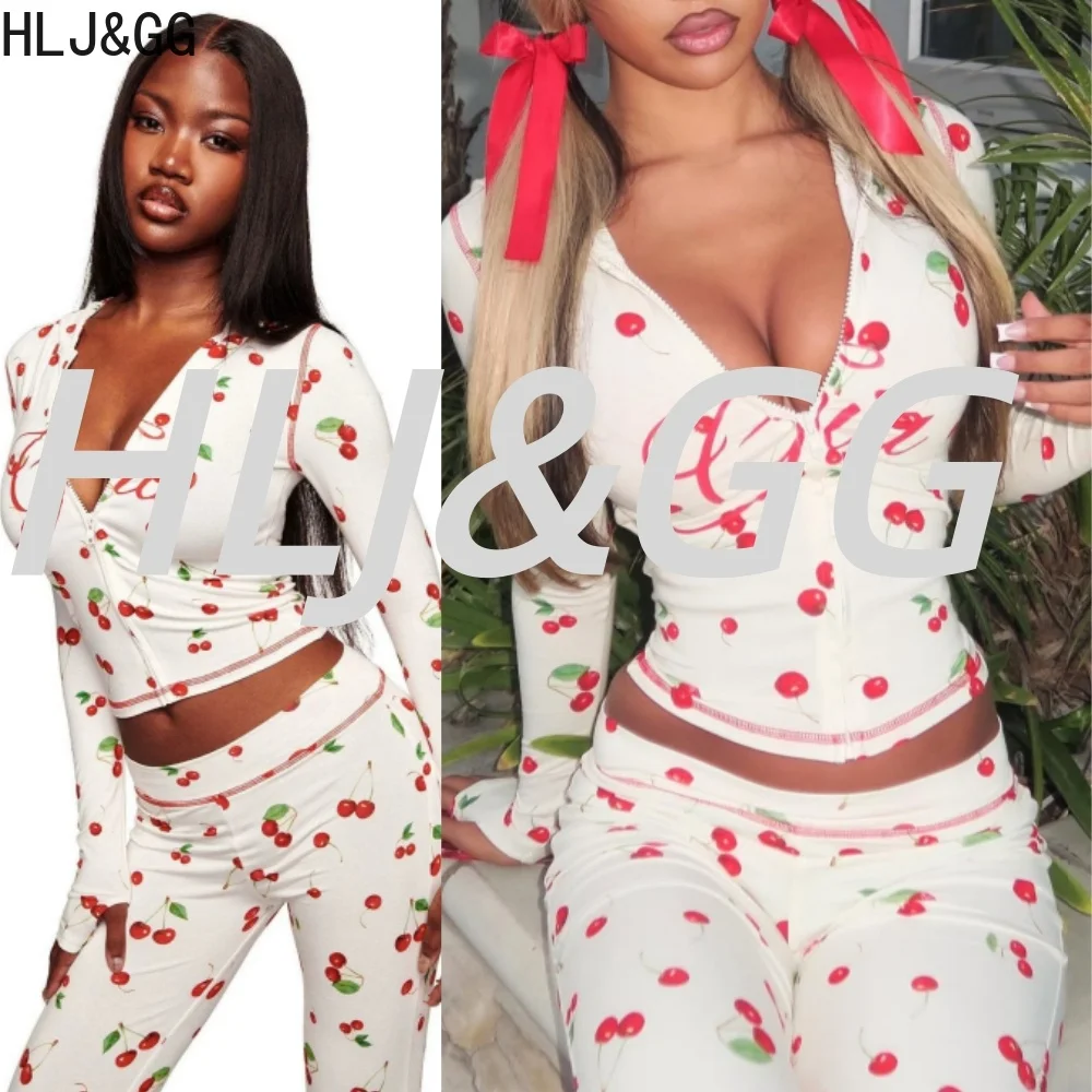 HLJ Fashion Cherry Letter Print Hooded Two Piece Sets Women Zipper Long Sleeve Crop Top And Skinny Pants Outfits Streetwear BR
HLJ Fashion Cherry Letter Print Hooded Two Piece Sets Women Zipper Long Sleeve Crop Top And Skinny Pants Outfits Streetwear BR