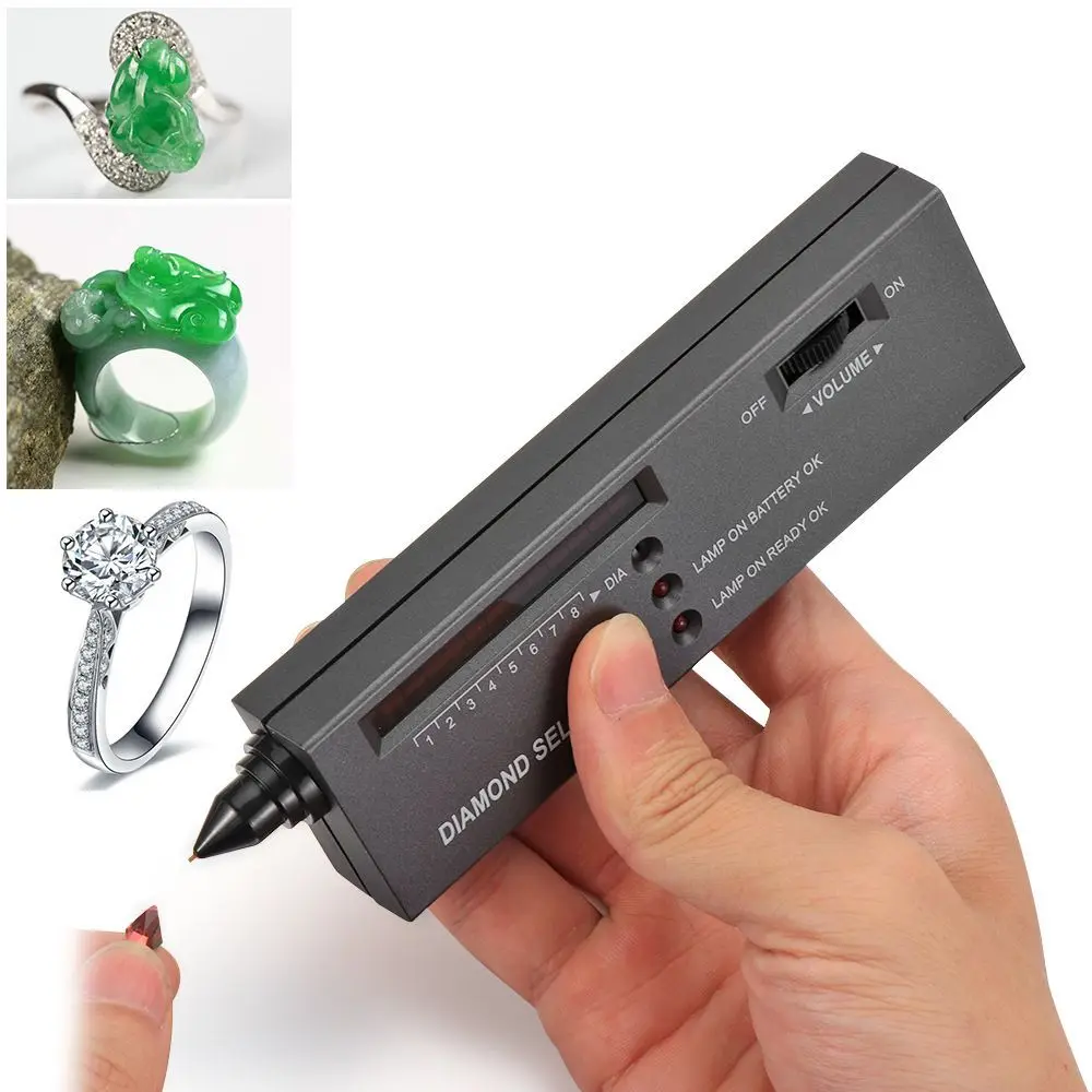 Portable Gemstone Selector High Accuracy Jewelry Diamond Tester Tool Jewelry Watcher Tool Diamond Tester Pen Gem Selector
Portable Gemstone Selector High Accuracy Jewelry Diamond Tester Tool Jewelry Watcher Tool Diamond Tester Pen Gem Selector