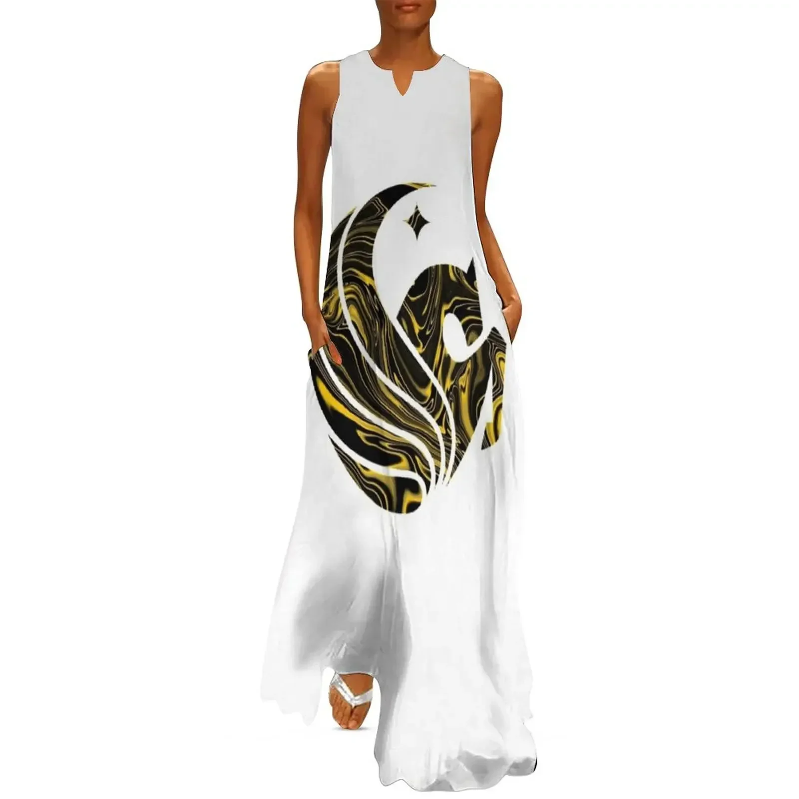 UCF Marble black and gold pegasus Long Dress dresses for woman 2025 womens dress Dress woman Elegant gown
UCF Marble black and gold pegasus Long Dress dresses for woman 2025 womens dress Dress woman Elegant gown