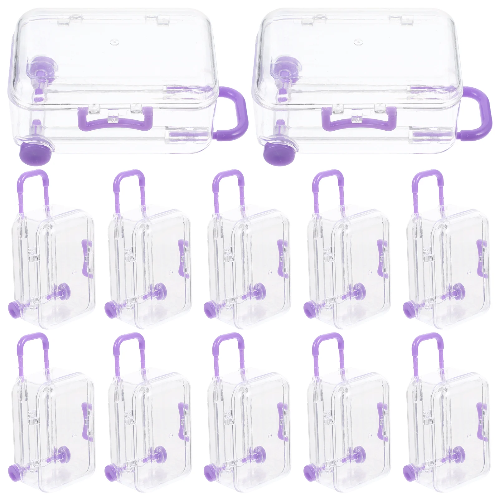 12 Pcs Purple Favor Candy Holder Trolley Case Wedding Candies Box Gift Mini Luggage Small Dessert Boxes Travel
12 Pcs Purple Favor Candy Holder Trolley Case Wedding Candies Box Gift Mini Luggage Small Dessert Boxes Travel
