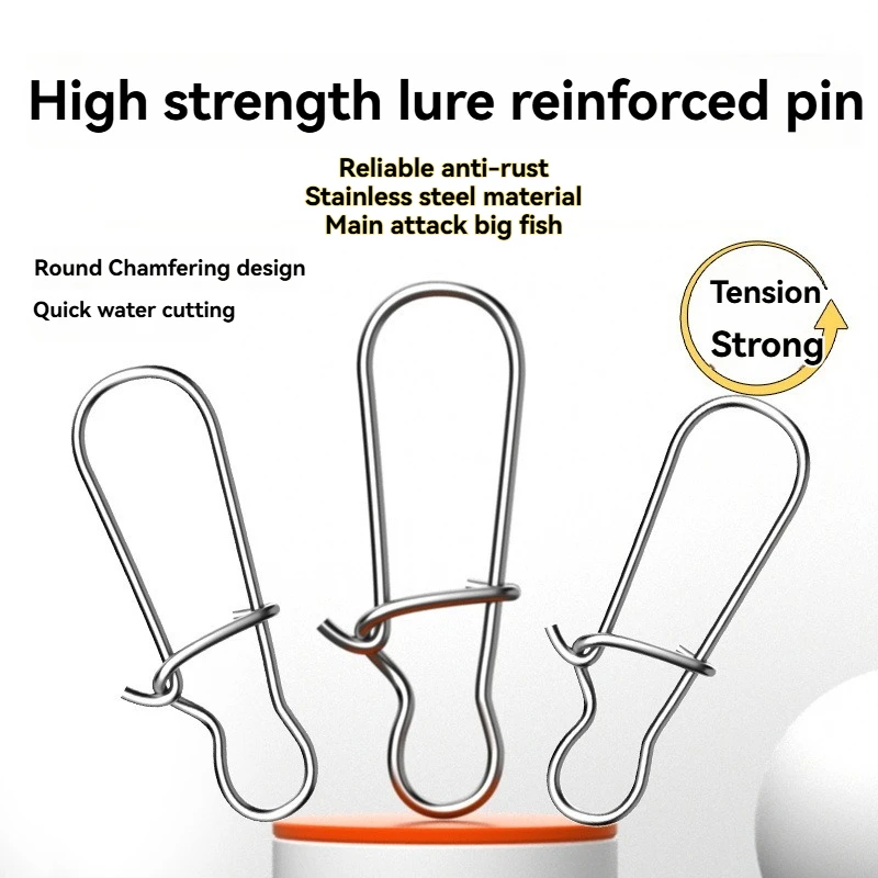 1000pcs Stainless Steel Fishing Snap Hooked Snap Pin Fastlock Clip Accessories Tackle for Barrel Swivel Lure Hook
1000pcs Stainless Steel Fishing Snap Hooked Snap Pin Fastlock Clip Accessories Tackle for Barrel Swivel Lure Hook