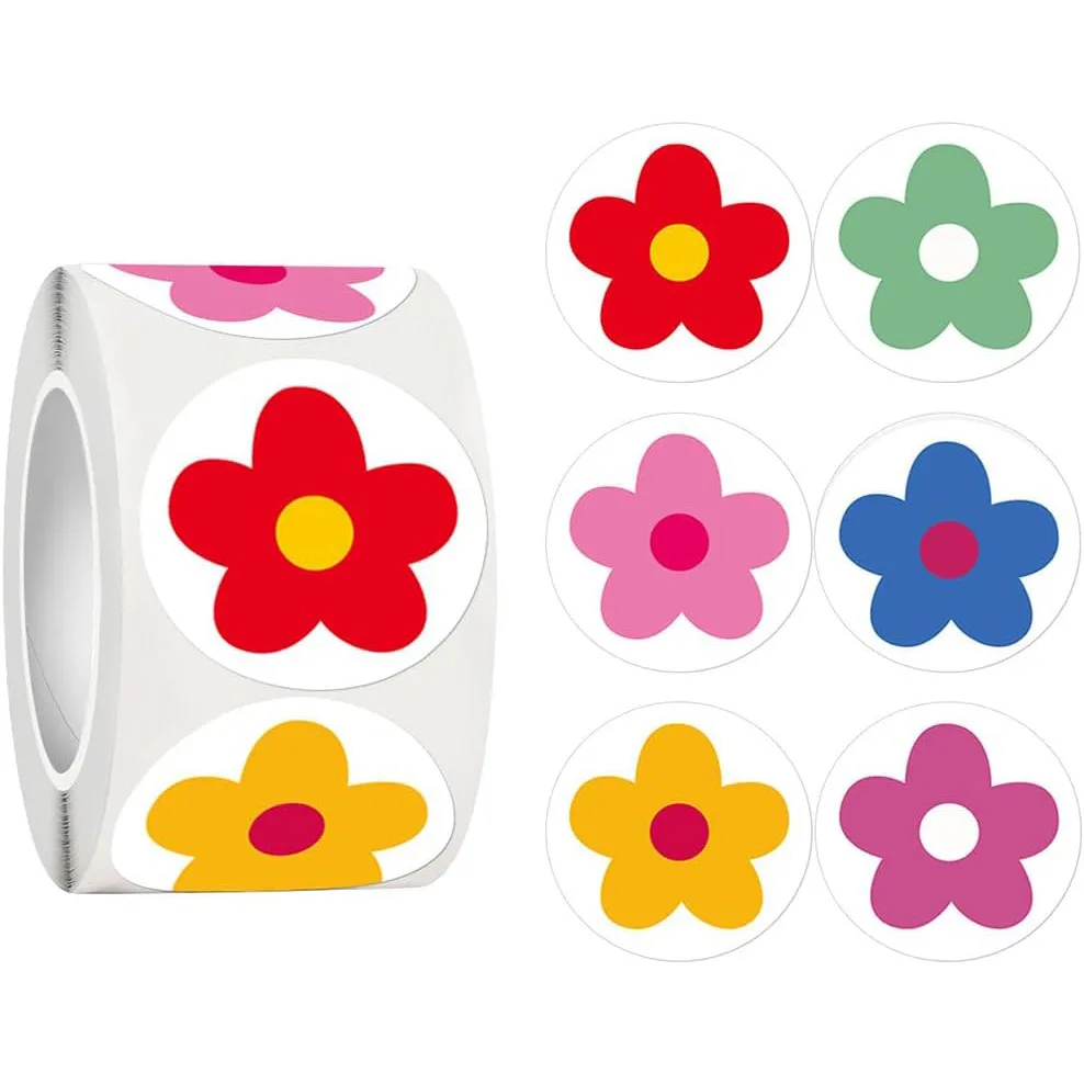 Flower Stickers Stickers Rolls 6 Colos Flower Waterproof Self-Adhesive Sticker for Teacher Reward Bottle Scrapbook Journal
Flower Stickers Stickers Rolls 6 Colos Flower Waterproof Self-Adhesive Sticker for Teacher Reward Bottle Scrapbook Journal