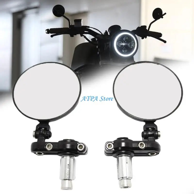 U13C Adjustable Round Folding Handlebar End Mirrors Compact Folding Round Motorcycle Rearview Mirrors for Motorbike Handlebar
U13C Adjustable Round Folding Handlebar End Mirrors Compact Folding Round Motorcycle Rearview Mirrors for Motorbike Handlebar