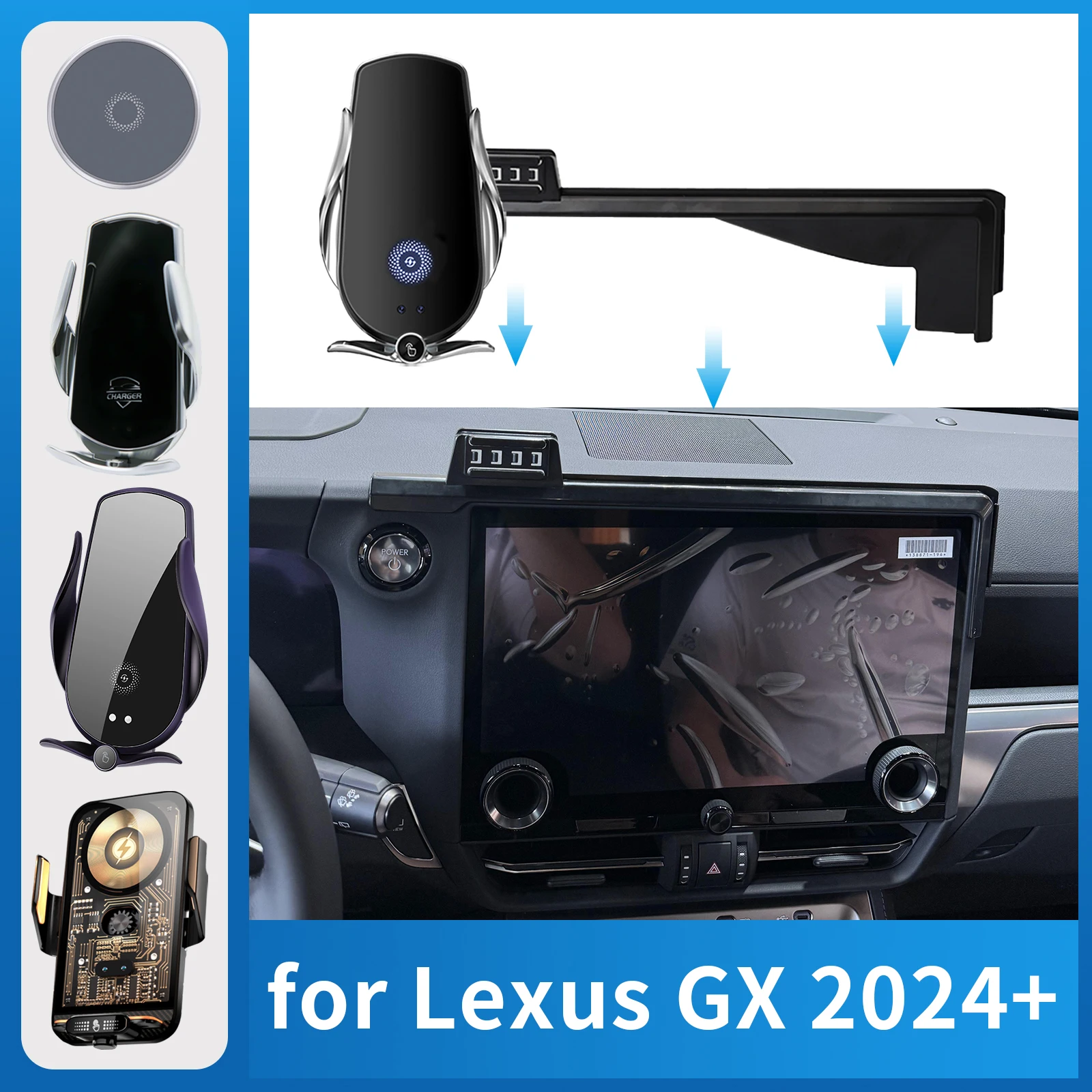 Автомобильный держатель для телефона Lexus GX 2024 2025 550 550 550h GX550, кронштейн для зарядки, навигационная подставка, автоаксессуары
Автомобильный держатель для телефона Lexus GX 2024 2025 550 550 550h GX550, кронштейн для зарядки, навигационная подставка, автоаксессуары