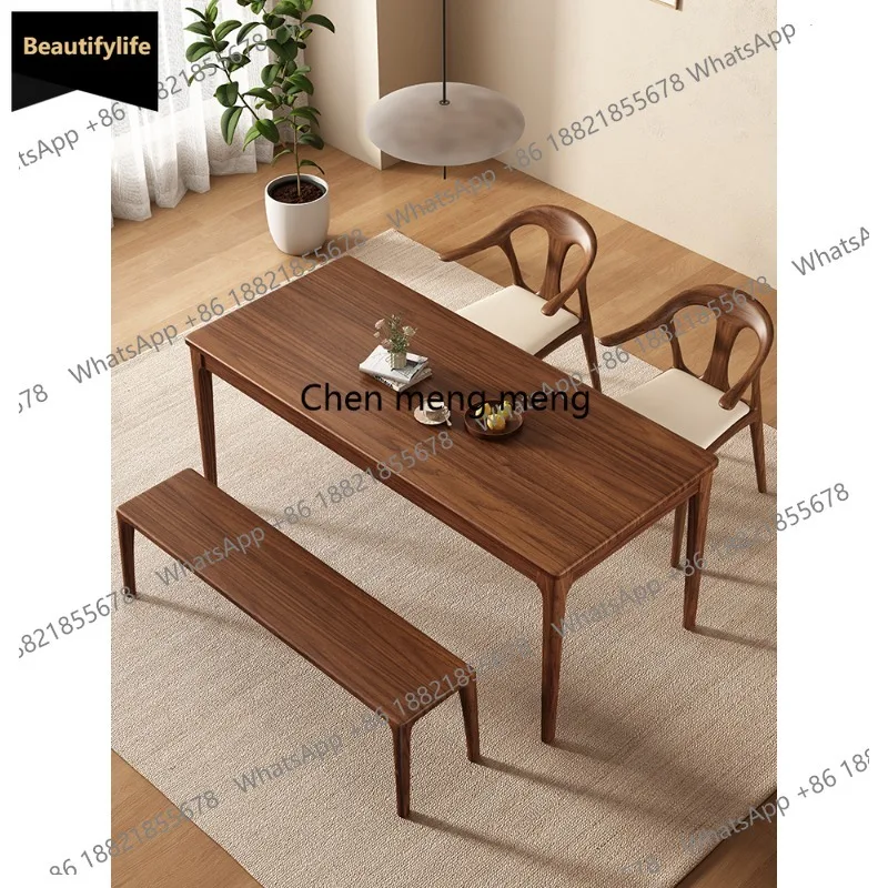 A139 Обеденный стол из массива дерева, прямоугольный бытовой простой обеденный стол для ресторана и комбинированный стол со стулом
A139 Обеденный стол из массива дерева, прямоугольный бытовой простой обеденный стол для ресторана и комбинированный стол со стулом