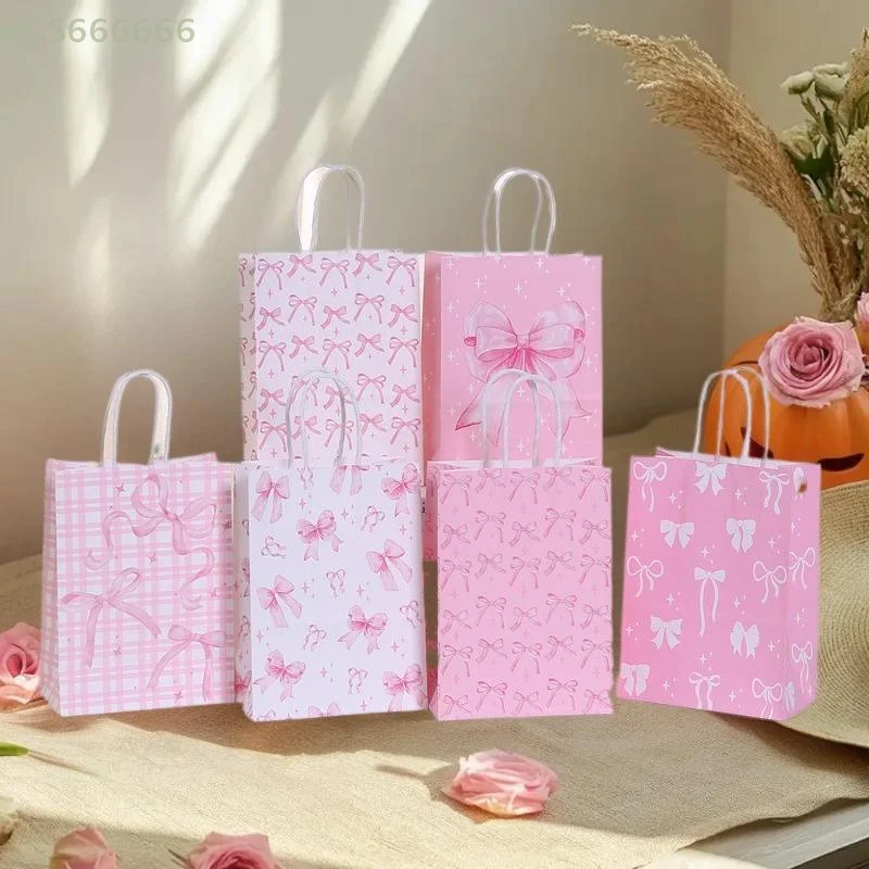 10 Pcs Sweet Bow Print Handheld Paper Bag Gift Bag Valentine'S Day Engagement Baby Shower Girls Birthday Party Supplies
10 Pcs Sweet Bow Print Handheld Paper Bag Gift Bag Valentine'S Day Engagement Baby Shower Girls Birthday Party Supplies