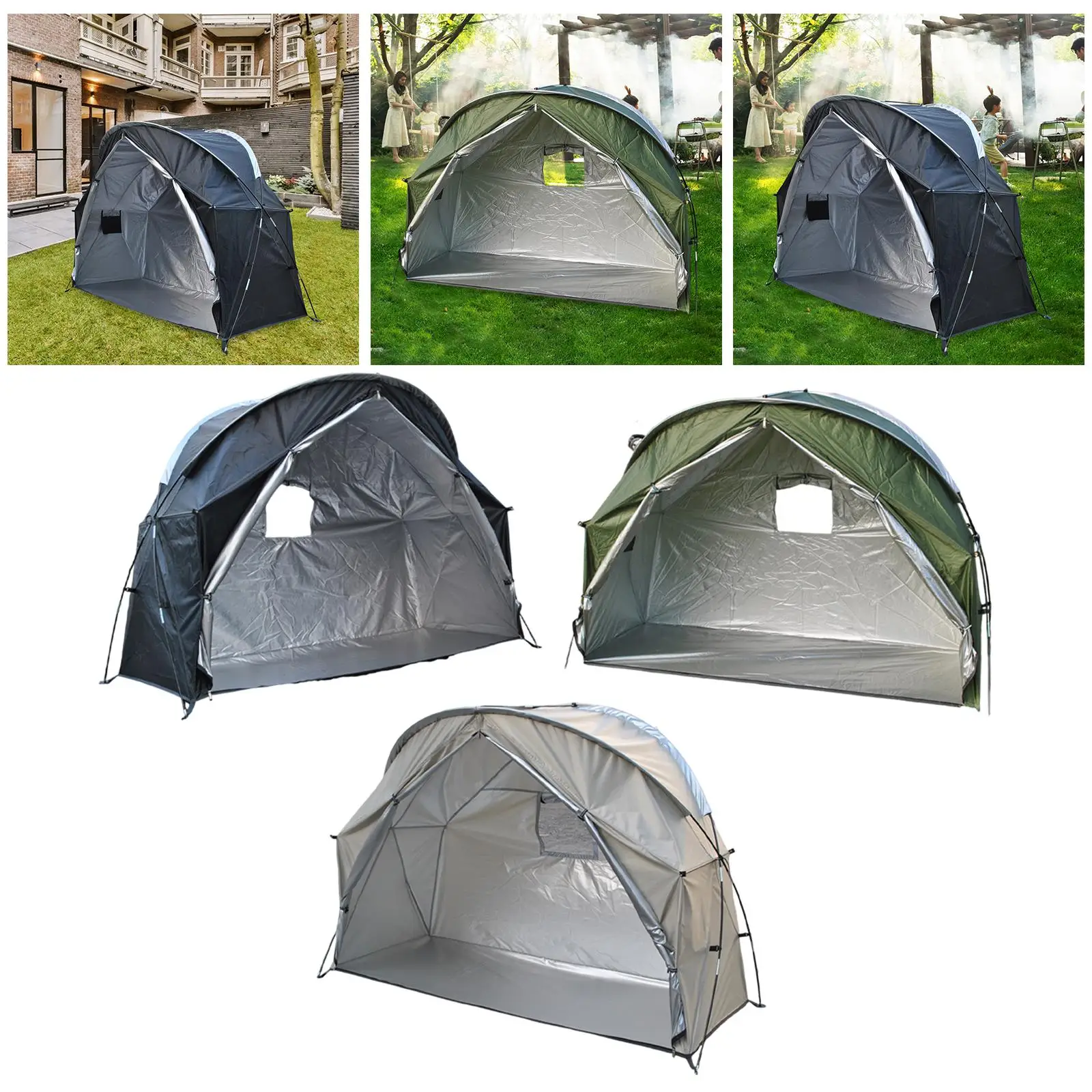 Camping Tent Multipurpose Rainproof Waterproof Oxford Cloth Backpacking Tent for Fishing Camping Mountaineering Hiking Backyard
Camping Tent Multipurpose Rainproof Waterproof Oxford Cloth Backpacking Tent for Fishing Camping Mountaineering Hiking Backyard