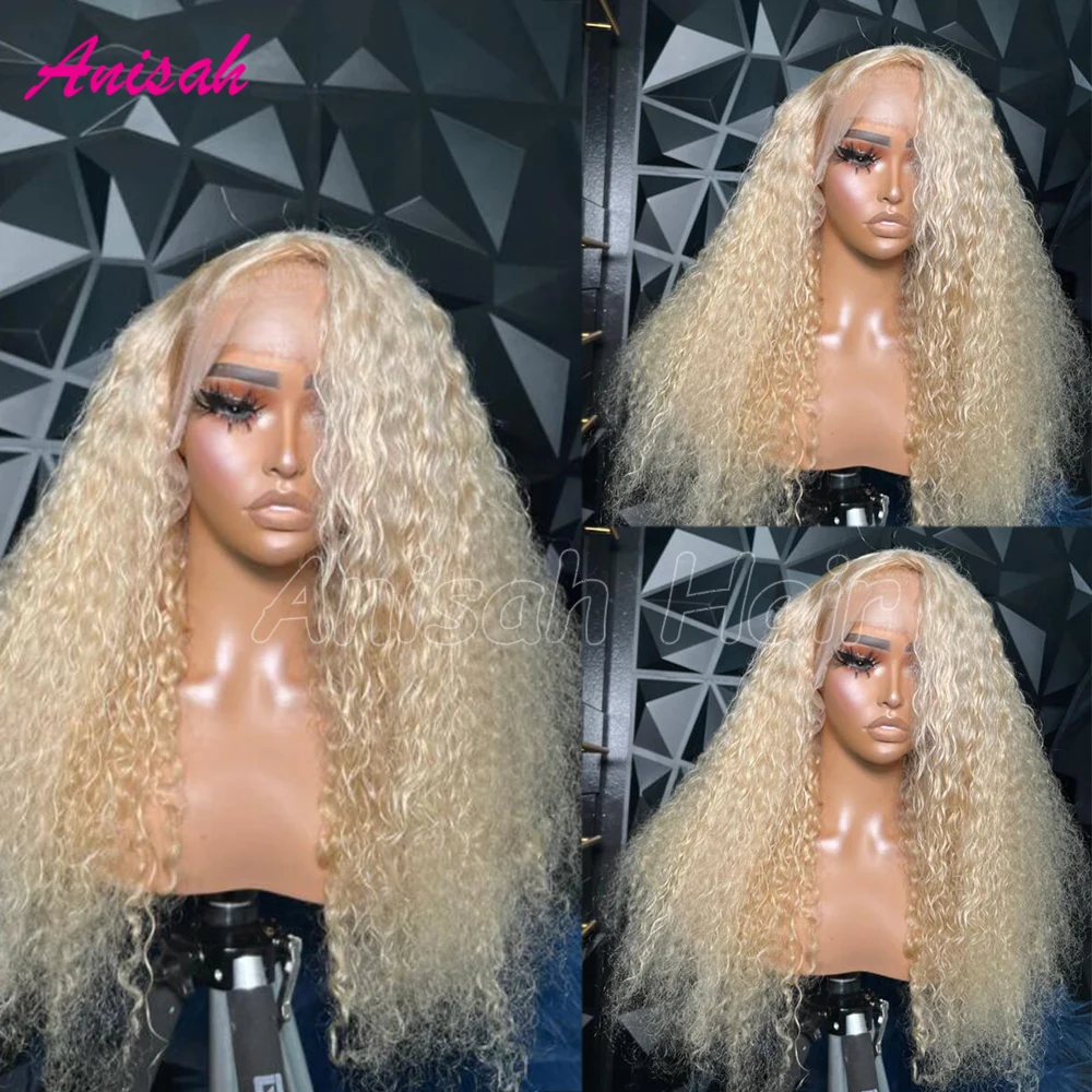 Blonde Color 13x6 Lace Frontal Wig Water Curly HD Transparent Brazilian Remy Hair 13x4 Water Wave Front Human Hair Wig
Blonde Color 13x6 Lace Frontal Wig Water Curly HD Transparent Brazilian Remy Hair 13x4 Water Wave Front Human Hair Wig