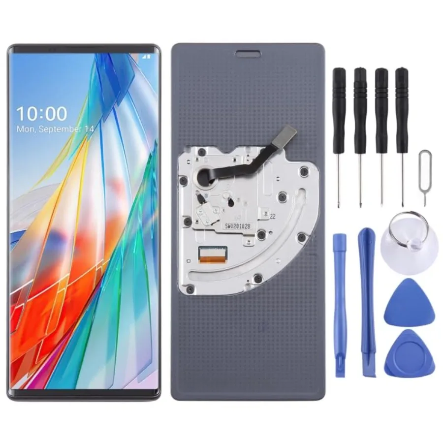 Mobile Phone Replacement Spare Parts LCD Screen with Digitizer Full Assembly with Frame For LG Wing 5G
Mobile Phone Replacement Spare Parts LCD Screen with Digitizer Full Assembly with Frame For LG Wing 5G