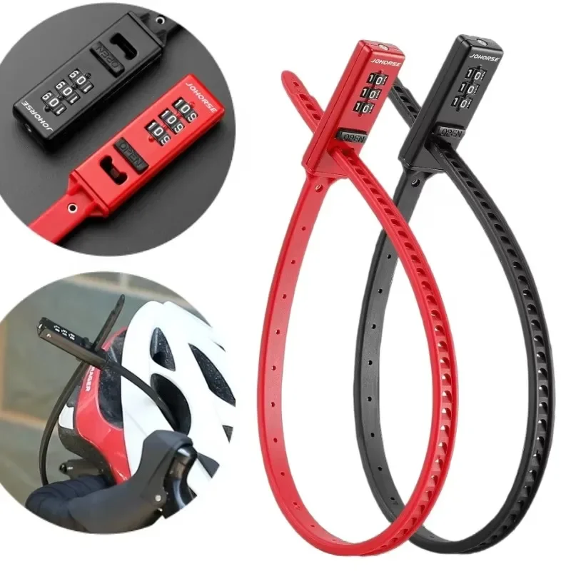 3 Digit Password Bike Helmet Lock Multipurpose Anti-Theft Stainless Steel Cable Tie Ultralight Portable Road Scooter
3 Digit Password Bike Helmet Lock Multipurpose Anti-Theft Stainless Steel Cable Tie Ultralight Portable Road Scooter