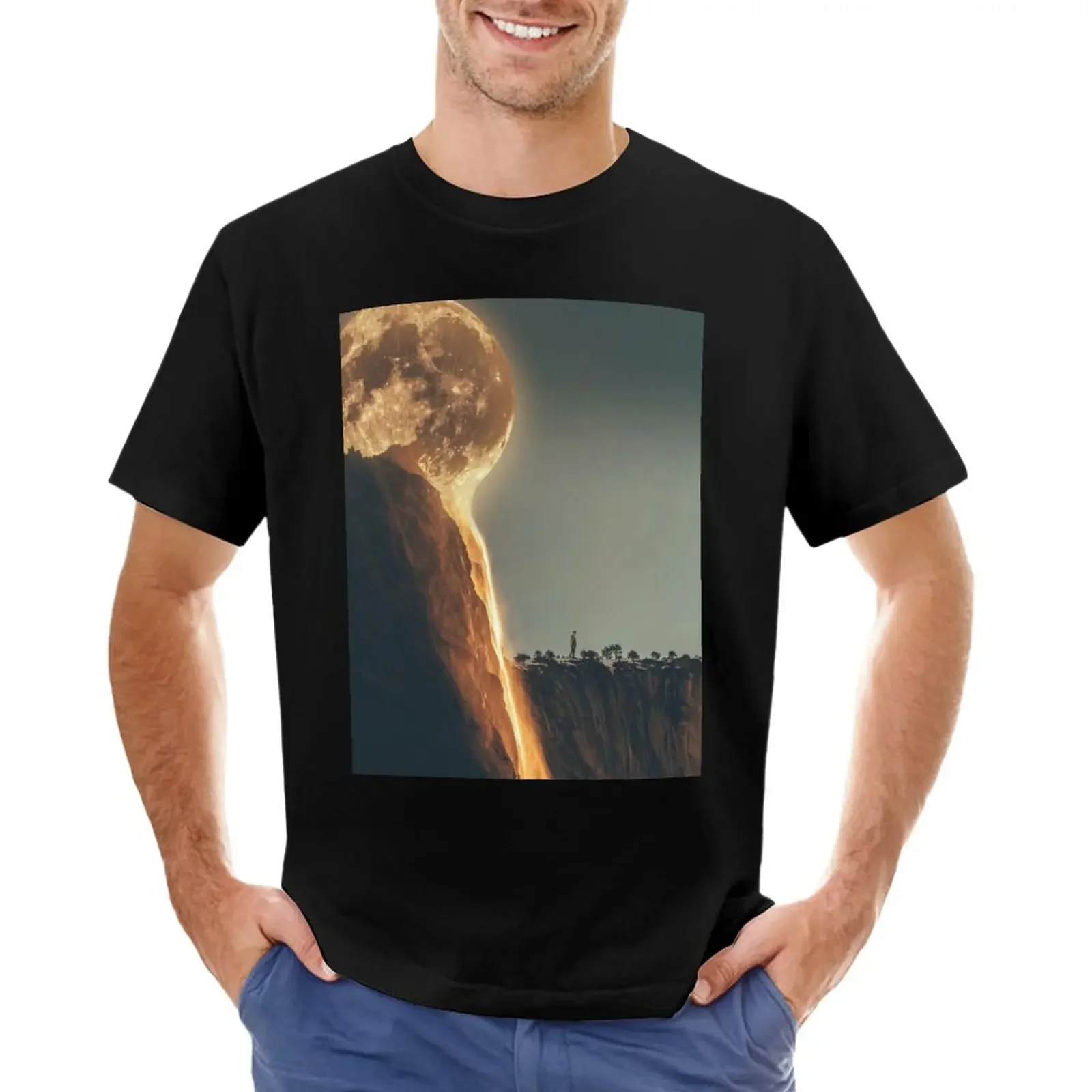 Melting Moon T-Shirt oversized plus size tops vintage clothes customs mens graphic t-shirts hip hop
Melting Moon T-Shirt oversized plus size tops vintage clothes customs mens graphic t-shirts hip hop
