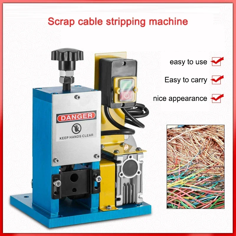 A Semi-automatic Wire Stripping Machine Small Electric Stripping Machine Waste Cable Wire Peeling Desktop Peeling Equip
A Semi-automatic Wire Stripping Machine Small Electric Stripping Machine Waste Cable Wire Peeling Desktop Peeling Equip