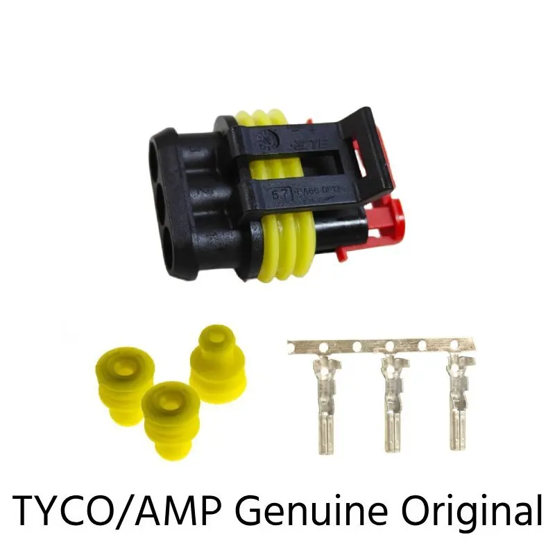 3-контактный разъем TE/TYCO 282105-1/282087-1 (штекер и гнездо) AMP Superseal 1.5 мм с клеммами и водонепроницаемой крышкой, оригинальный, подлинный
3-контактный разъем TE/TYCO 282105-1/282087-1 (штекер и гнездо) AMP Superseal 1.5 мм с клеммами и водонепроницаемой крышкой, оригинальный, подлинный