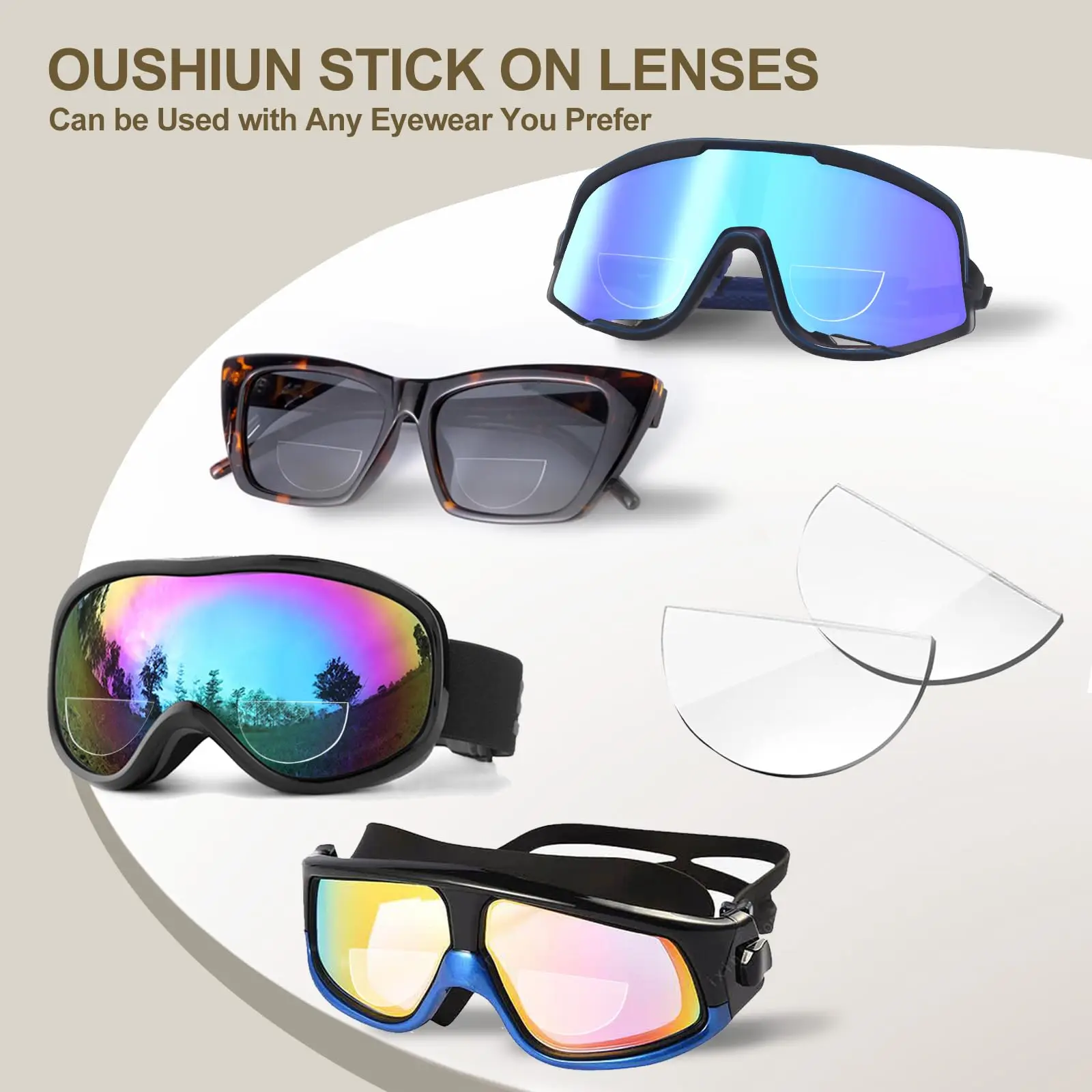 Silicone Reading Glasses Light Blue Liquid Grade Lenses Stick on Readers Clear Magnifying Bifocal Lenses For Sunglasses Goggles
Silicone Reading Glasses Light Blue Liquid Grade Lenses Stick on Readers Clear Magnifying Bifocal Lenses For Sunglasses Goggles