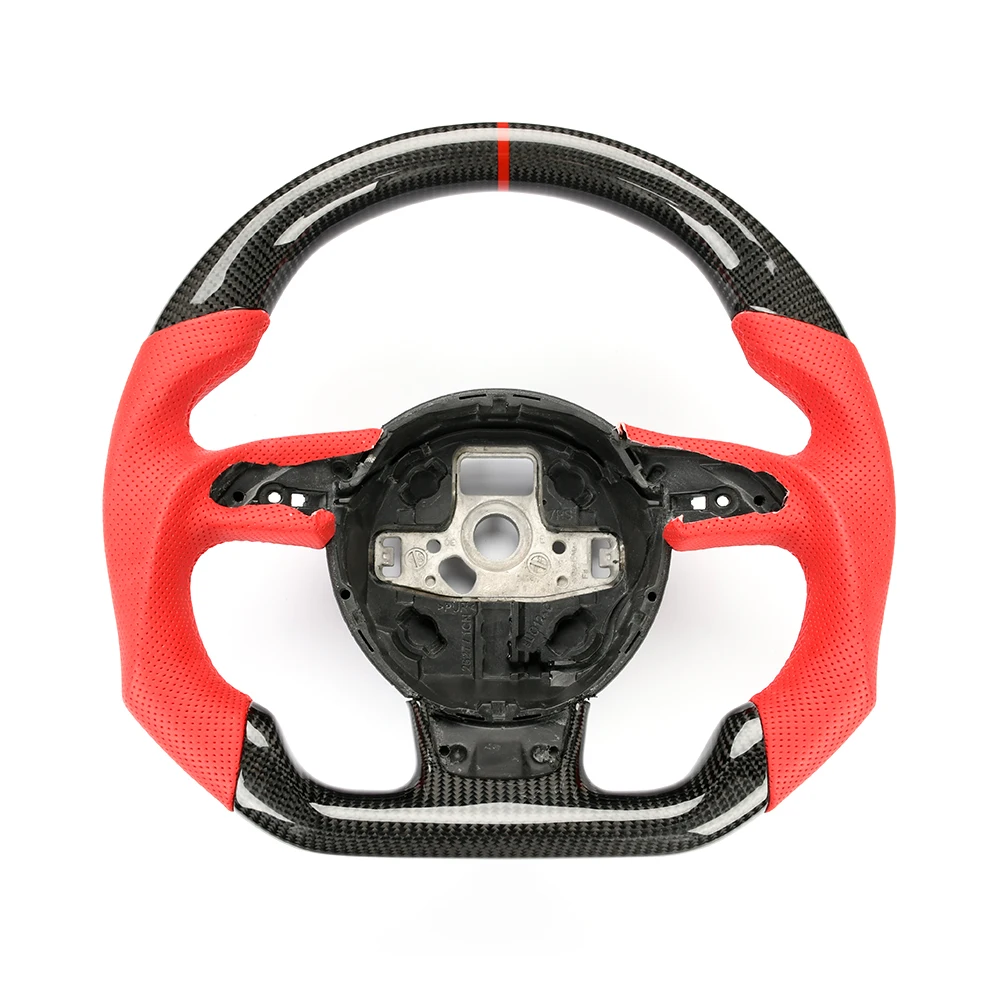 RS Steering Wheel Carbon Fiber Genuine Leather Automotive Sports Steering Wheel for Car
RS Steering Wheel Carbon Fiber Genuine Leather Automotive Sports Steering Wheel for Car