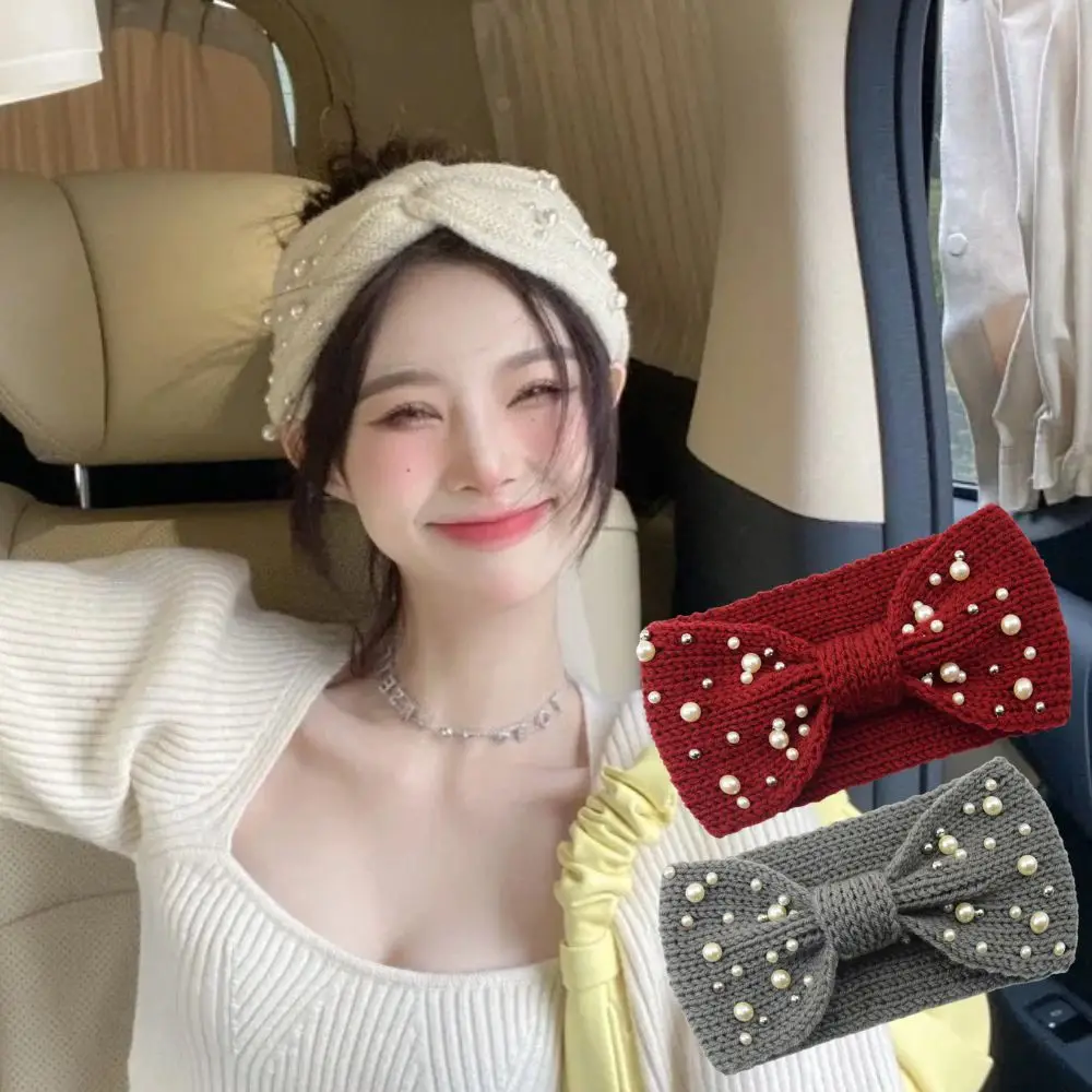 Модная зимняя женская повязка для волос с жемчугом, вязаная, эластичная, широкая, с жемчужным бантом, белая, теплая повязка для женщин и девушек
Модная зимняя женская повязка для волос с жемчугом, вязаная, эластичная, широкая, с жемчужным бантом, белая, теплая повязка для женщин и девушек