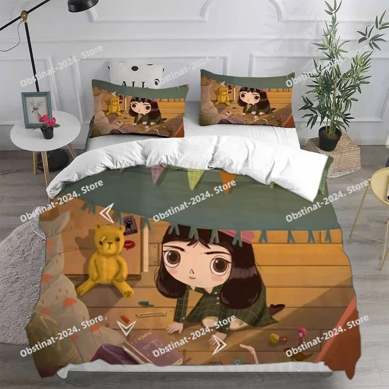 Home Textiles Little Misfortune Bedding Sets Comforter Quilt Bed Cover Duvet Cover Pillow Case 3 Pieces Sets Kids Adult Size
Home Textiles Little Misfortune Bedding Sets Comforter Quilt Bed Cover Duvet Cover Pillow Case 3 Pieces Sets Kids Adult Size