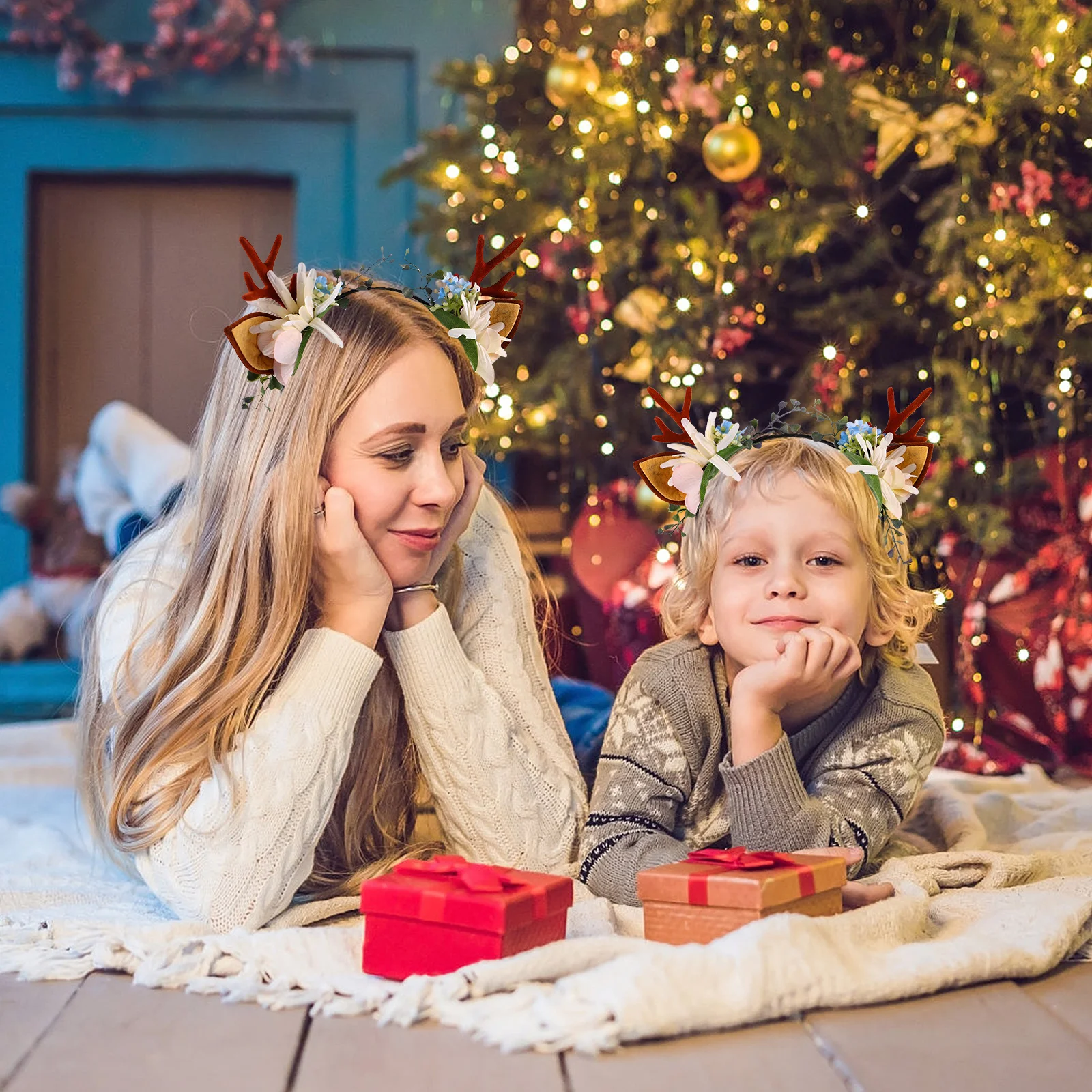 Christmas Reindeer Headbands Antler Hair Accessories Elastic One Size Fits All Lightweight Comfortable Christmas Party Favor
Christmas Reindeer Headbands Antler Hair Accessories Elastic One Size Fits All Lightweight Comfortable Christmas Party Favor