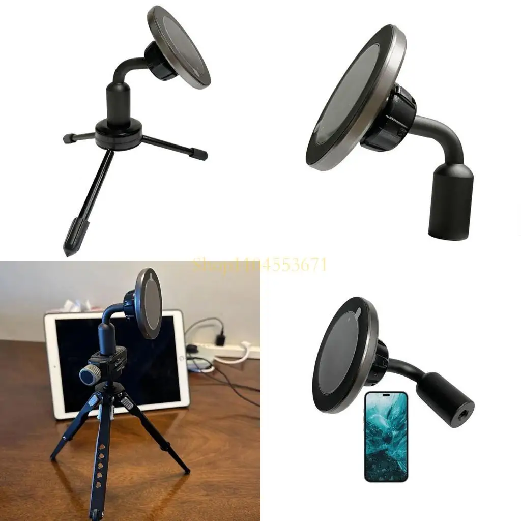 Best Seller Magnetic Tripod Adapter Strong Durable Non Slip Mounting Versatile 1/4 to 17mm Ball Magnetic Phone Rack for 12-15
Best Seller Magnetic Tripod Adapter Strong Durable Non Slip Mounting Versatile 1/4 to 17mm Ball Magnetic Phone Rack for 12-15