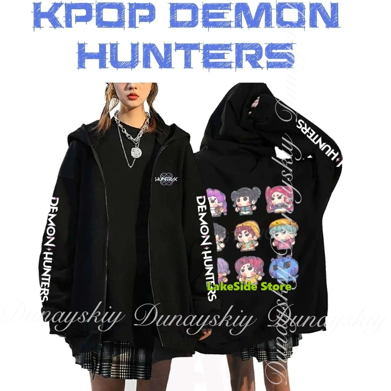 KPop Demon Hunters Movie Girls' Group Saja Boys Cosplay Black Peripheral Korean Hoodie Full Suit Costume
KPop Demon Hunters Movie Girls' Group Saja Boys Cosplay Black Peripheral Korean Hoodie Full Suit Costume