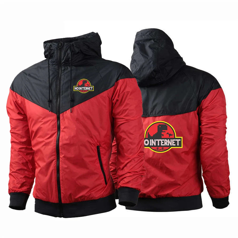 2025 Spring Autumn No Internet Men Cartoon Dinosaur Jurassic Offline Park Print Solid Color Splicing Breathable Thin Jacket Coat
2025 Spring Autumn No Internet Men Cartoon Dinosaur Jurassic Offline Park Print Solid Color Splicing Breathable Thin Jacket Coat