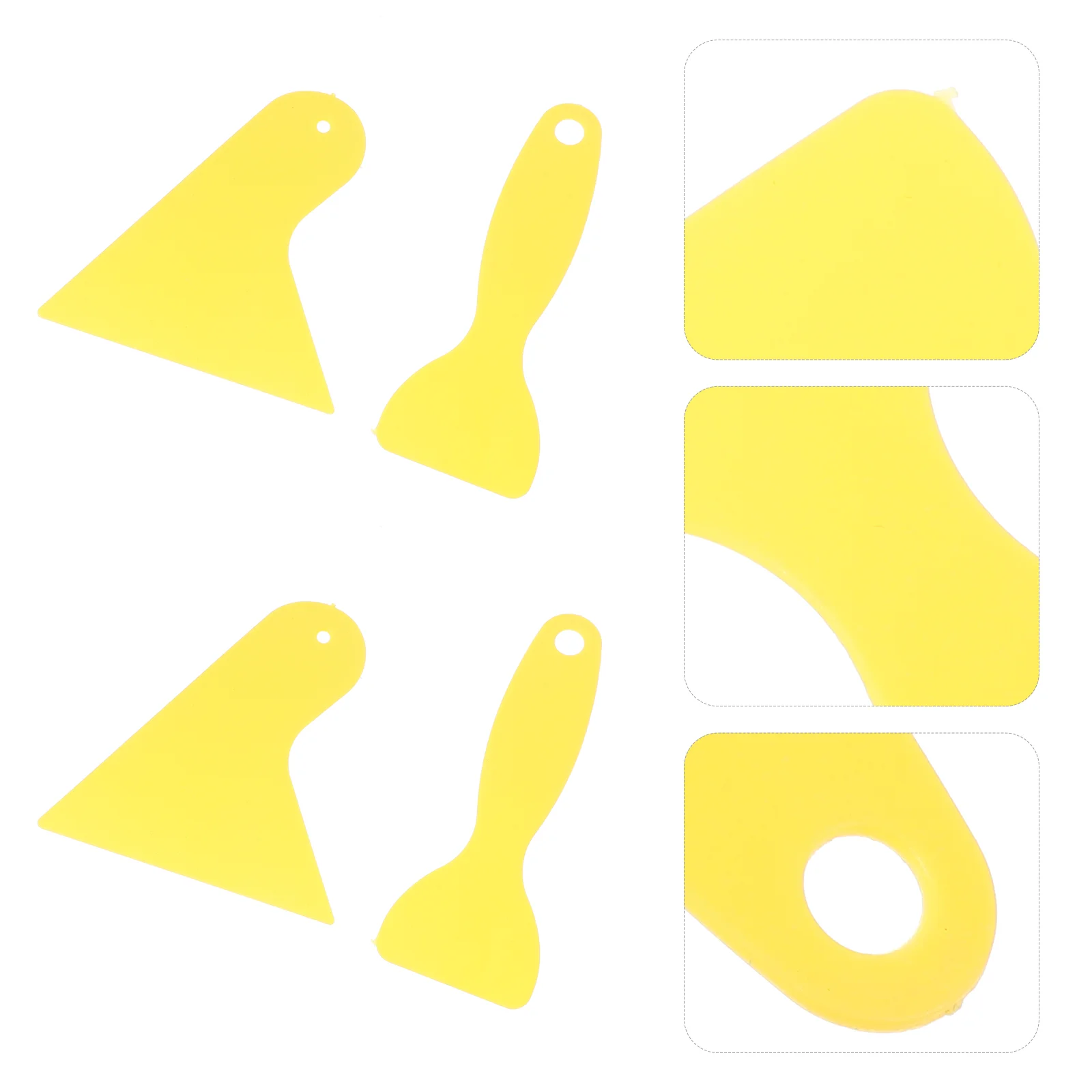 4 Pcs Sticker Small Yellow Scraper Tool Film Triangular -warping Car Stickers Tint Plastic Wrapping
4 Pcs Sticker Small Yellow Scraper Tool Film Triangular -warping Car Stickers Tint Plastic Wrapping